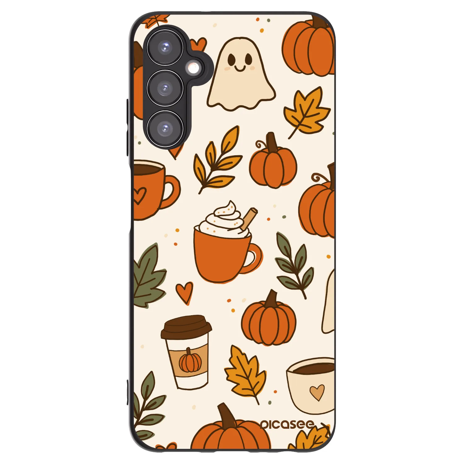 Picasee Samsung Galaxy A05s A057G Hülle - Schwarzes Silikon - Fall vibes
