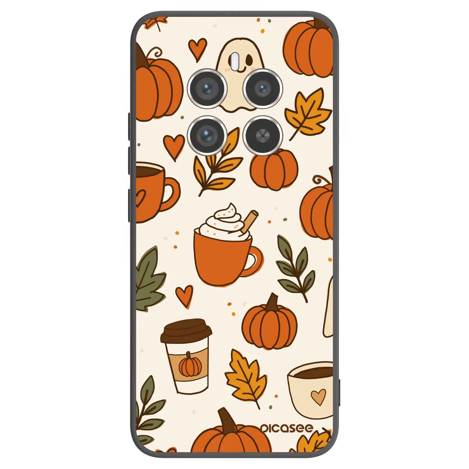 Picasee Realme 12 Pro 5G Hülle - Schwarzes Silikon - Fall vibes