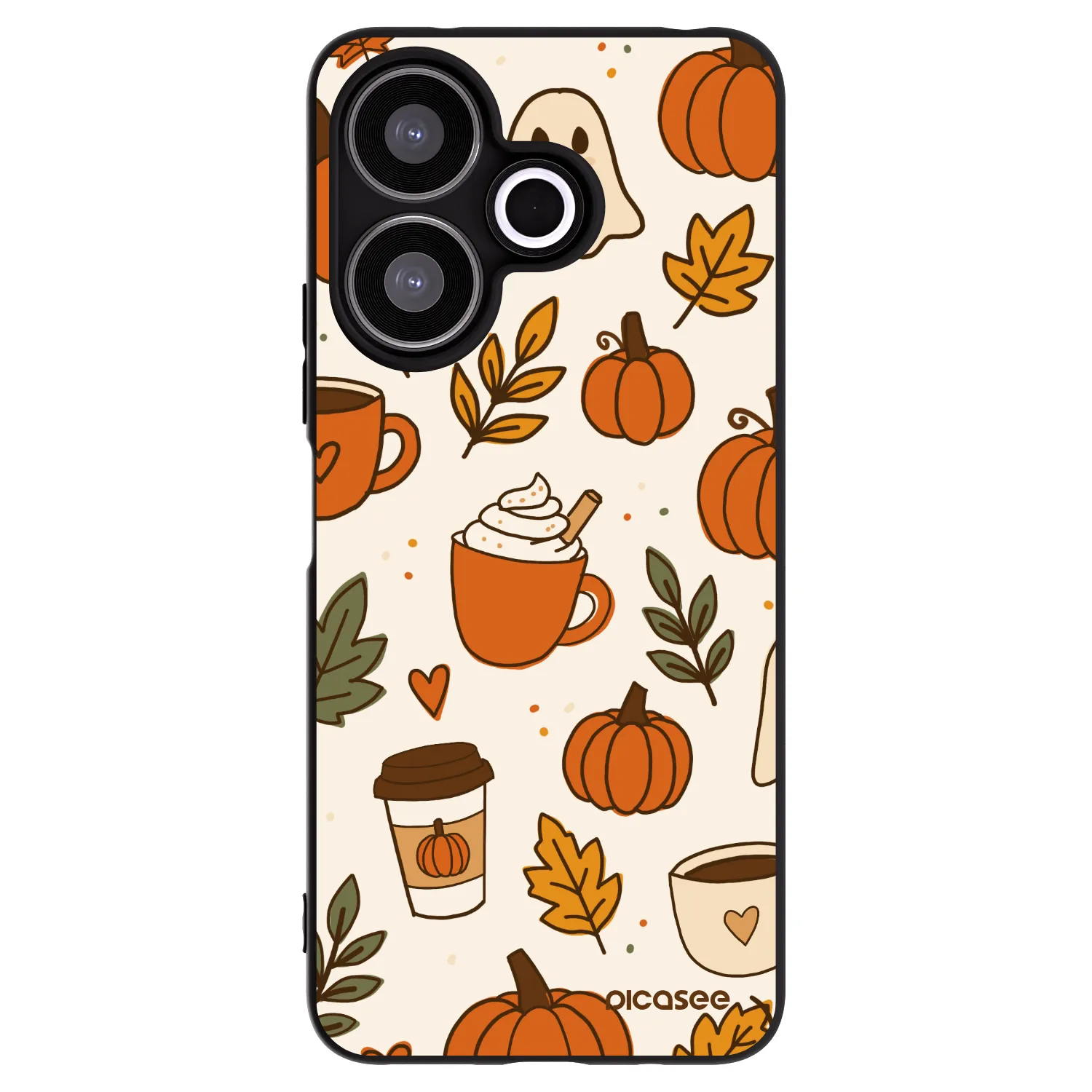 Picasee Xiaomi Redmi 13 4G Hülle - Schwarzes Silikon - Fall vibes