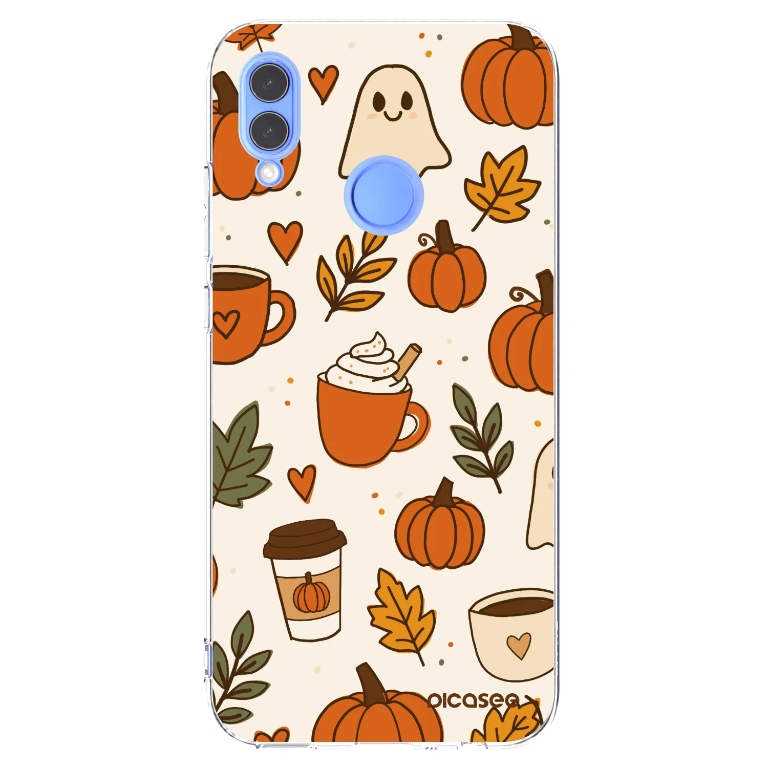 Picasee Huawei P Smart 2019 Hülle - Transparentes Silikon - Fall vibes
