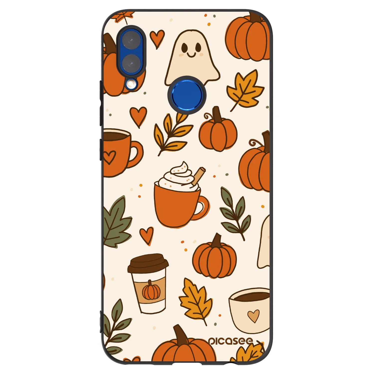 Picasee Honor 10 Lite Hülle - Schwarzes Silikon - Fall vibes