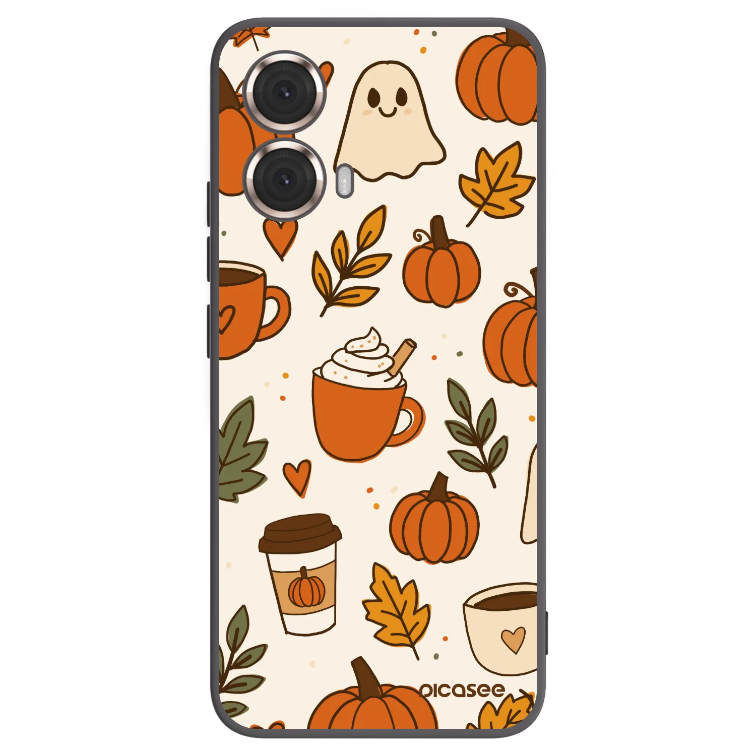Picasee Motorola Moto G85 Hülle - Schwarzes Silikon - Fall vibes