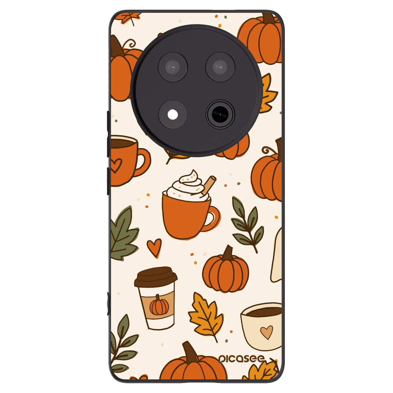 Picasee Honor Magic7 Lite 5G Hülle - Schwarzes Silikon - Fall vibes
