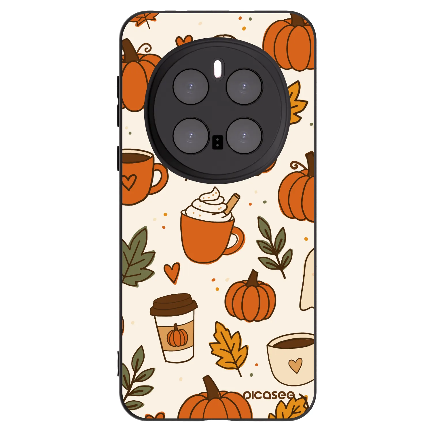 Picasee Honor Magic7 Pro 5G Hülle - Schwarzes Silikon - Fall vibes