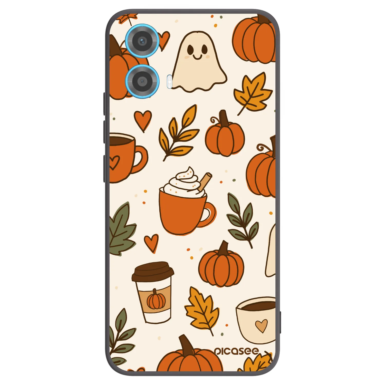 Picasee Motorola Moto G34 5G Hülle - Schwarzes Silikon - Fall vibes