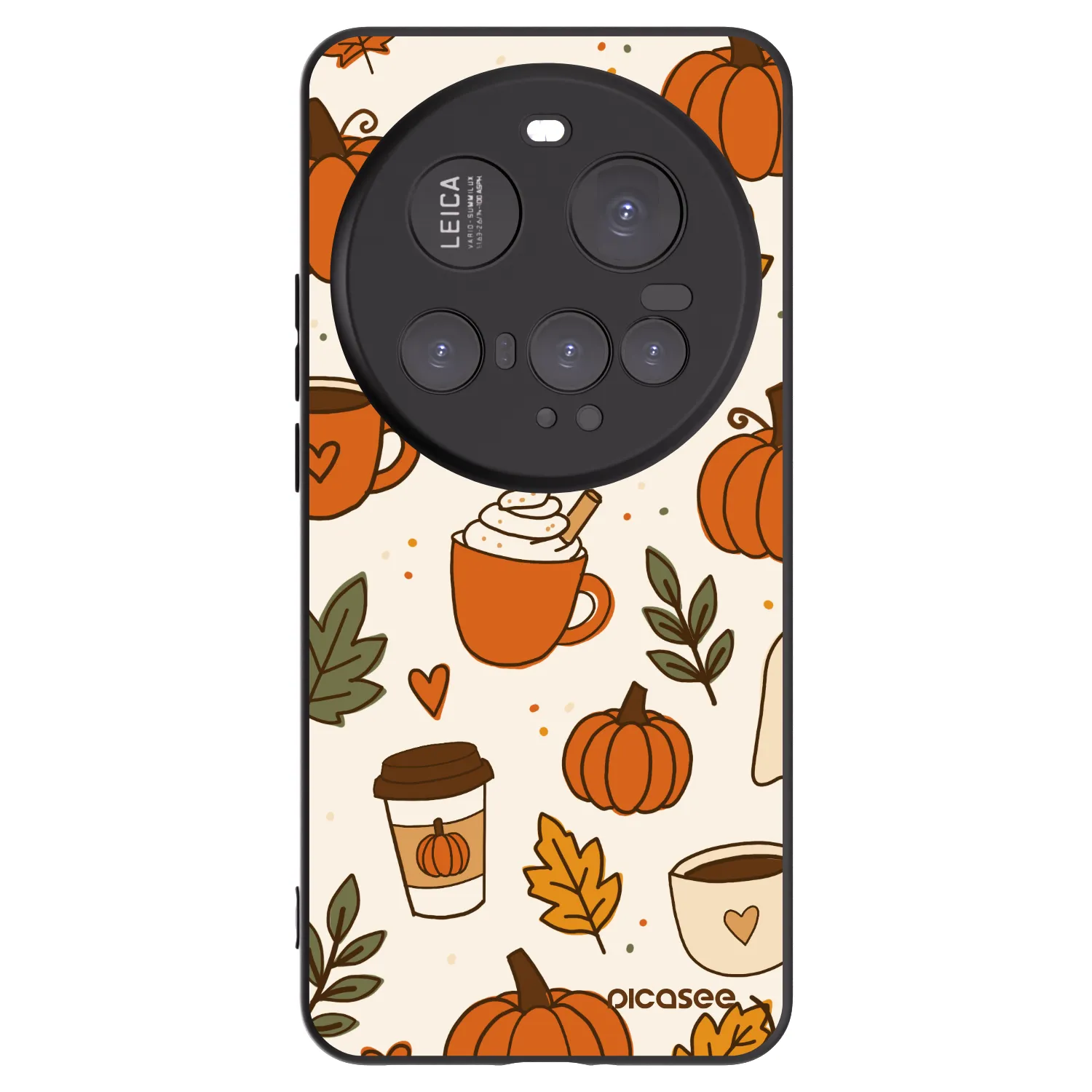 Picasee Xiaomi 15 Ultra Hülle - Schwarzes Silikon - Fall vibes