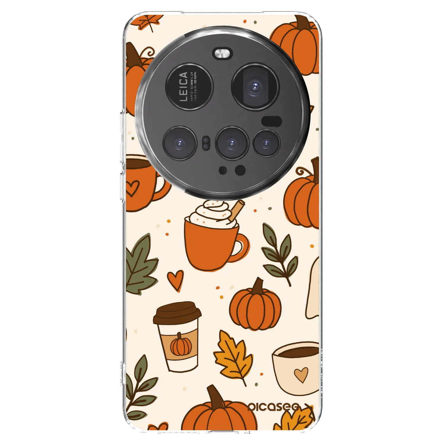Picasee Xiaomi 15 Ultra Hülle - Transparentes Silikon - Fall vibes