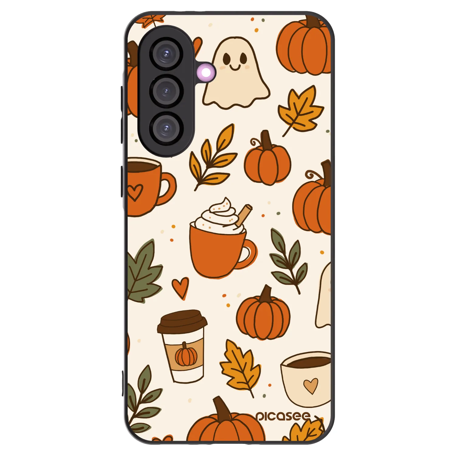 Picasee Samsung Galaxy A56 5G A566B Hülle - Schwarzes Silikon - Fall vibes