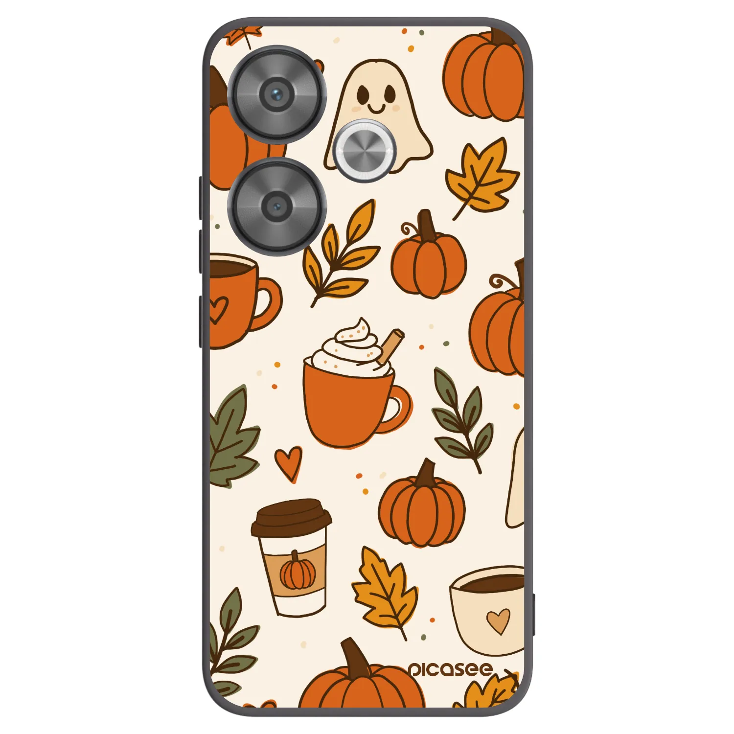 Picasee Xiaomi Poco F6 Hülle - Schwarzes Silikon - Fall vibes