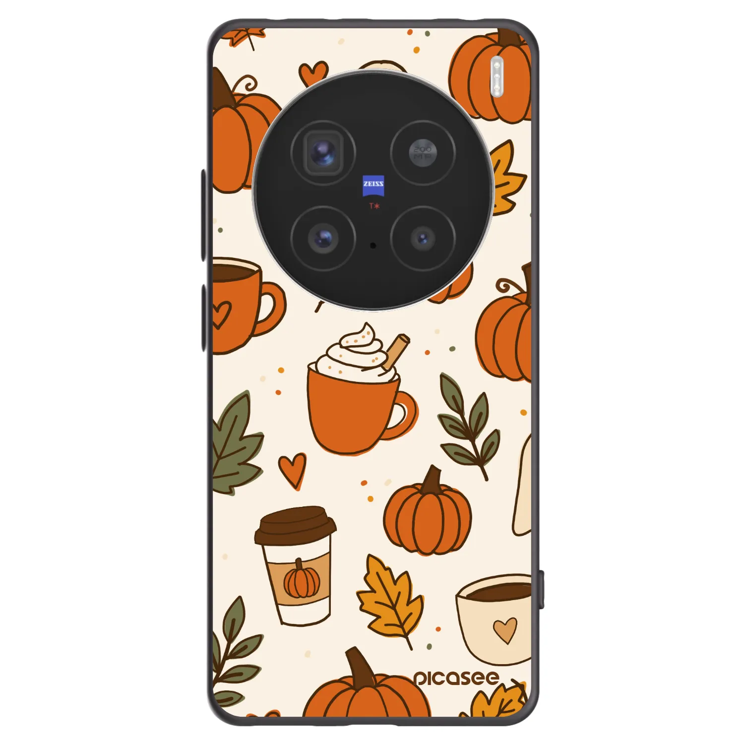 Picasee Vivo X200 Pro Hülle - Schwarzes Silikon - Fall vibes