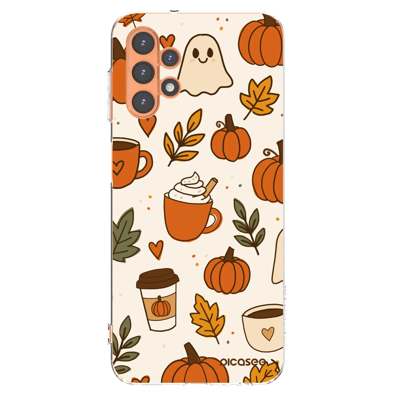 Picasee Samsung Galaxy A13 5G Hülle - Transparentes Silikon - Fall vibes