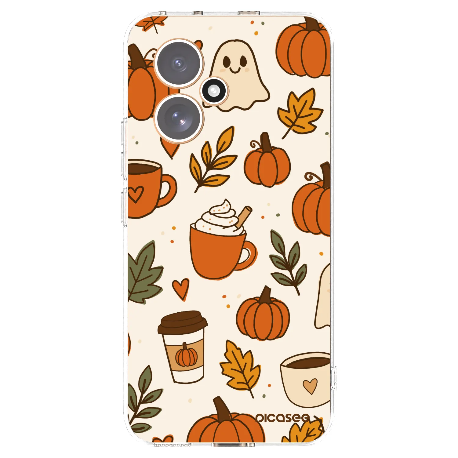 Picasee Honor 400 5G Hülle - Transparentes Silikon - Fall vibes