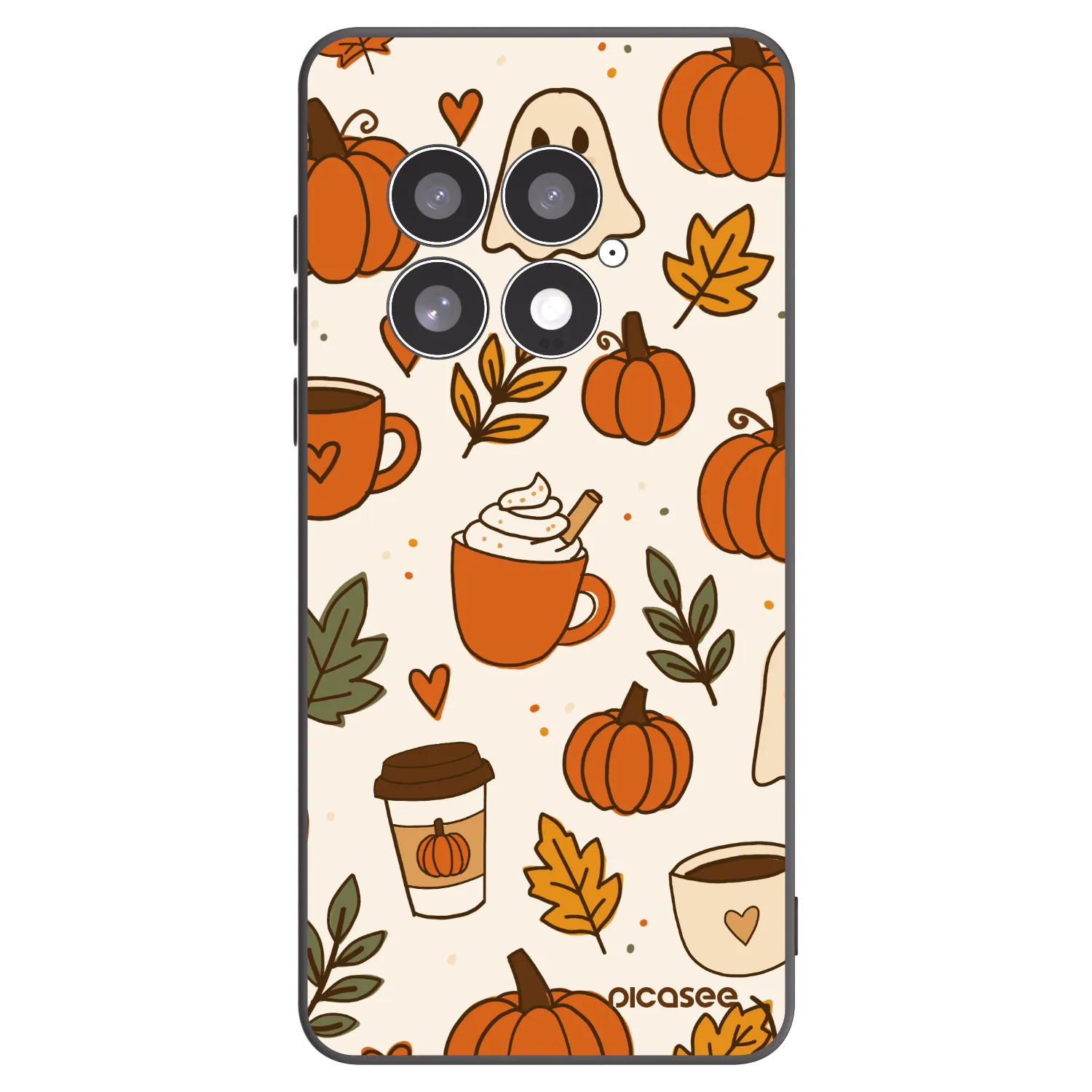 Picasee OnePlus 13 5G Hülle - Schwarzes Silikon - Fall vibes
