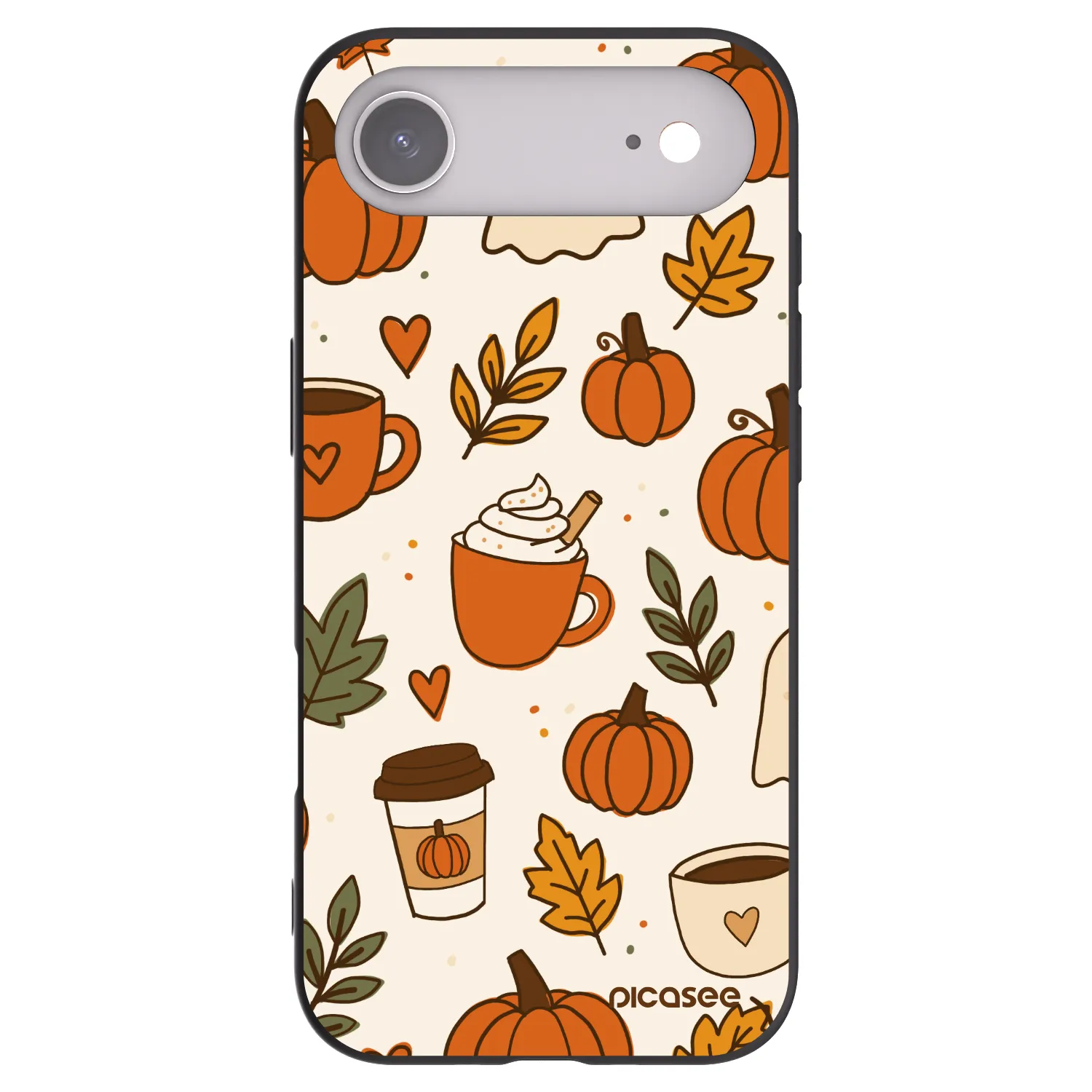Picasee Apple iPhone Air Hülle - Schwarzes Silikon - Fall vibes