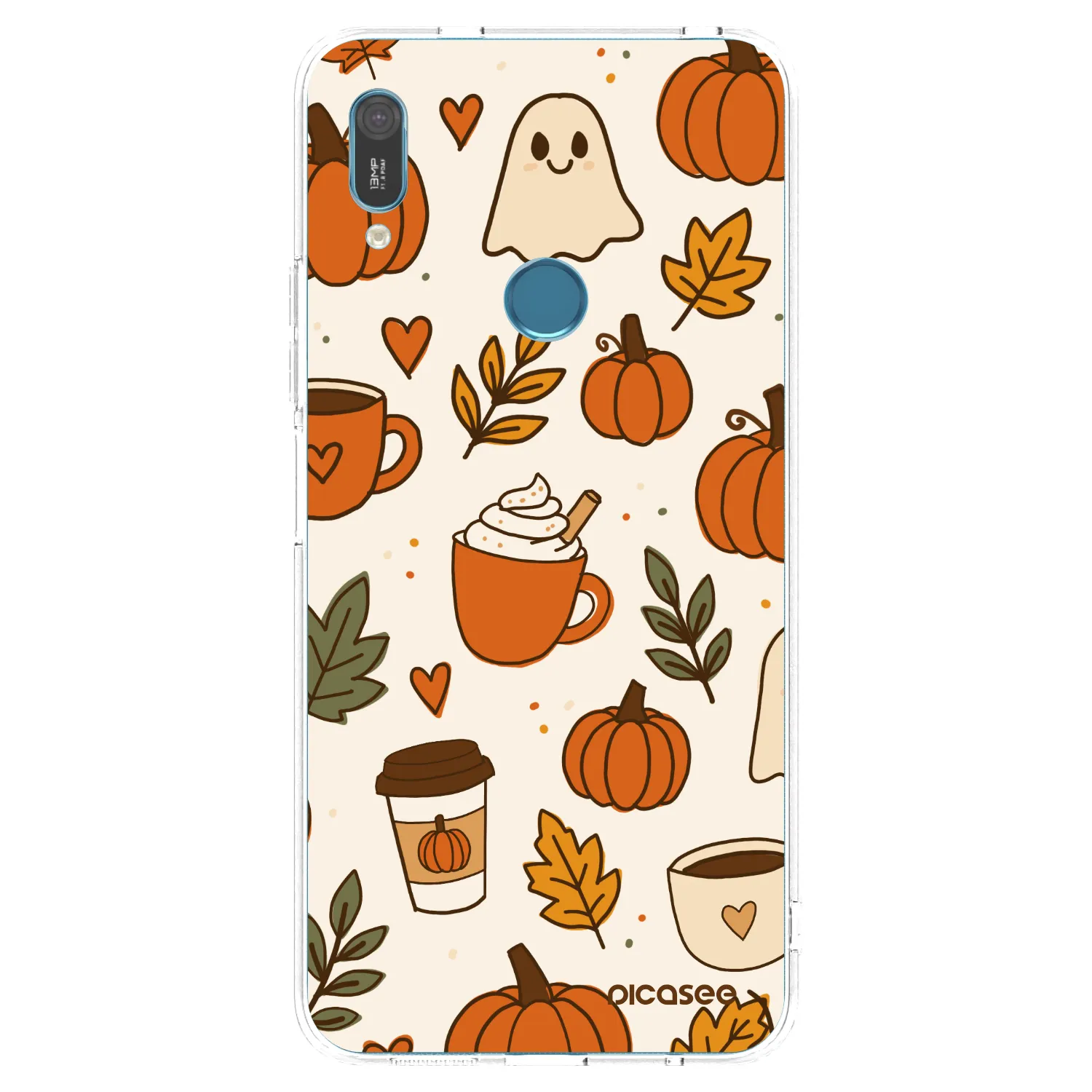 Picasee Huawei Y6 2019 Hülle - Transparentes Silikon - Fall vibes