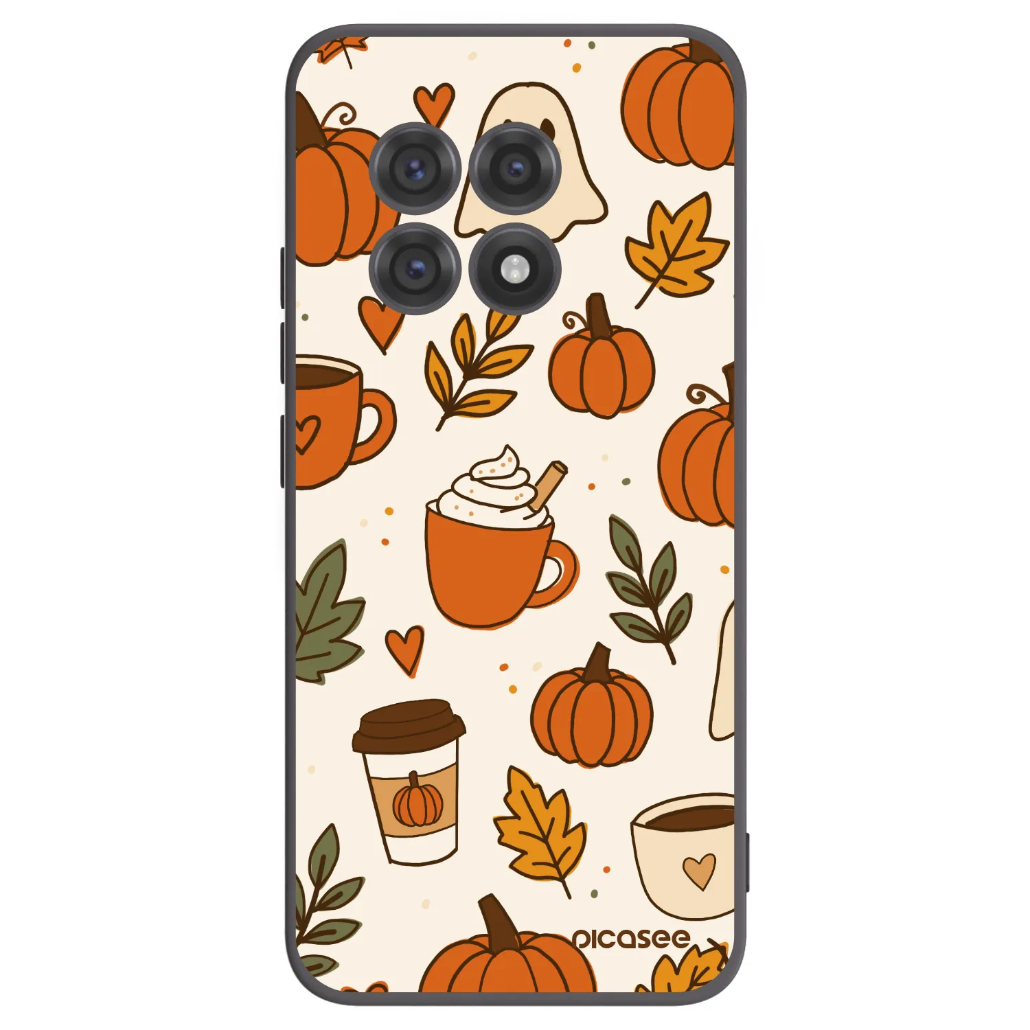Picasee OnePlus 13R 5G Hülle - Schwarzes Silikon - Fall vibes