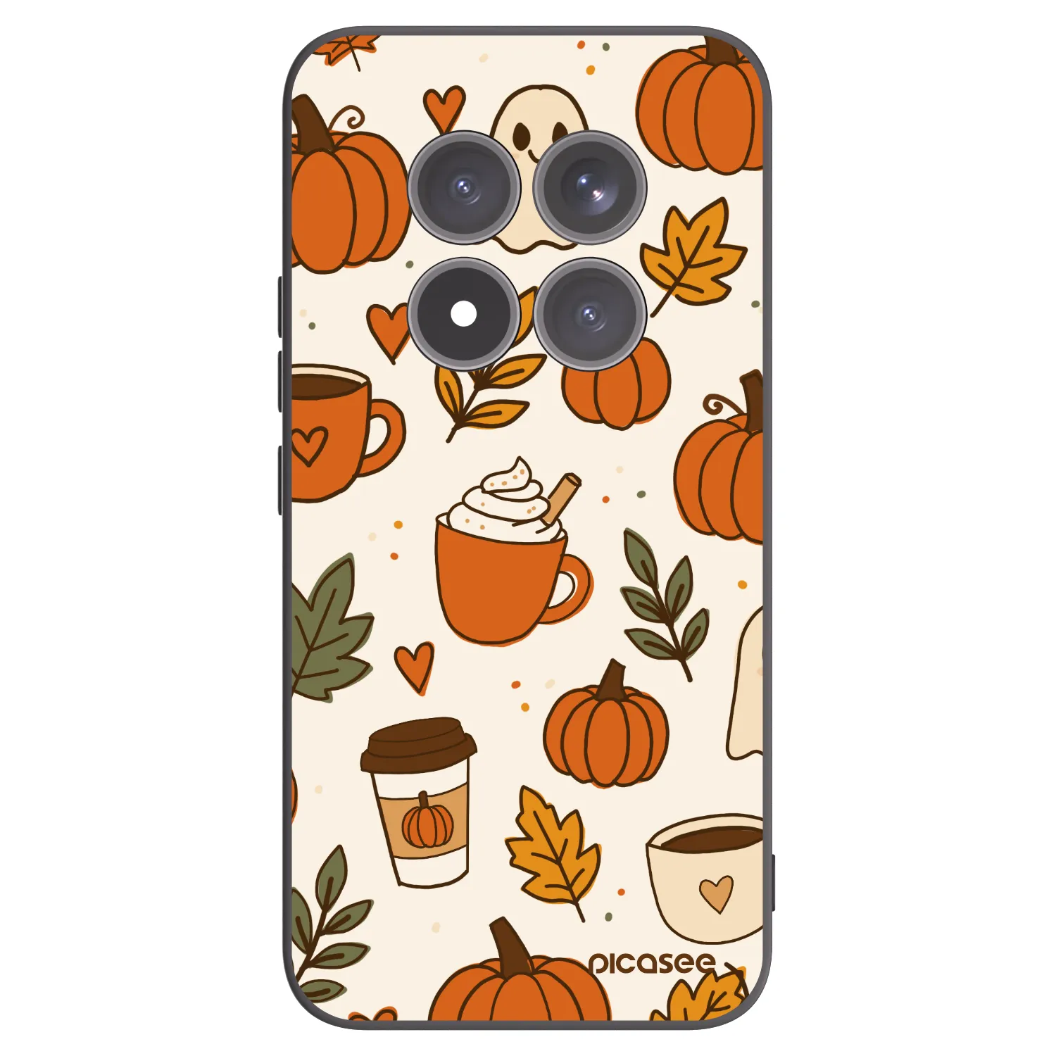 Picasee Xiaomi Redmi Note 15 Pro+ Hülle - Schwarzes Silikon - Fall vibes