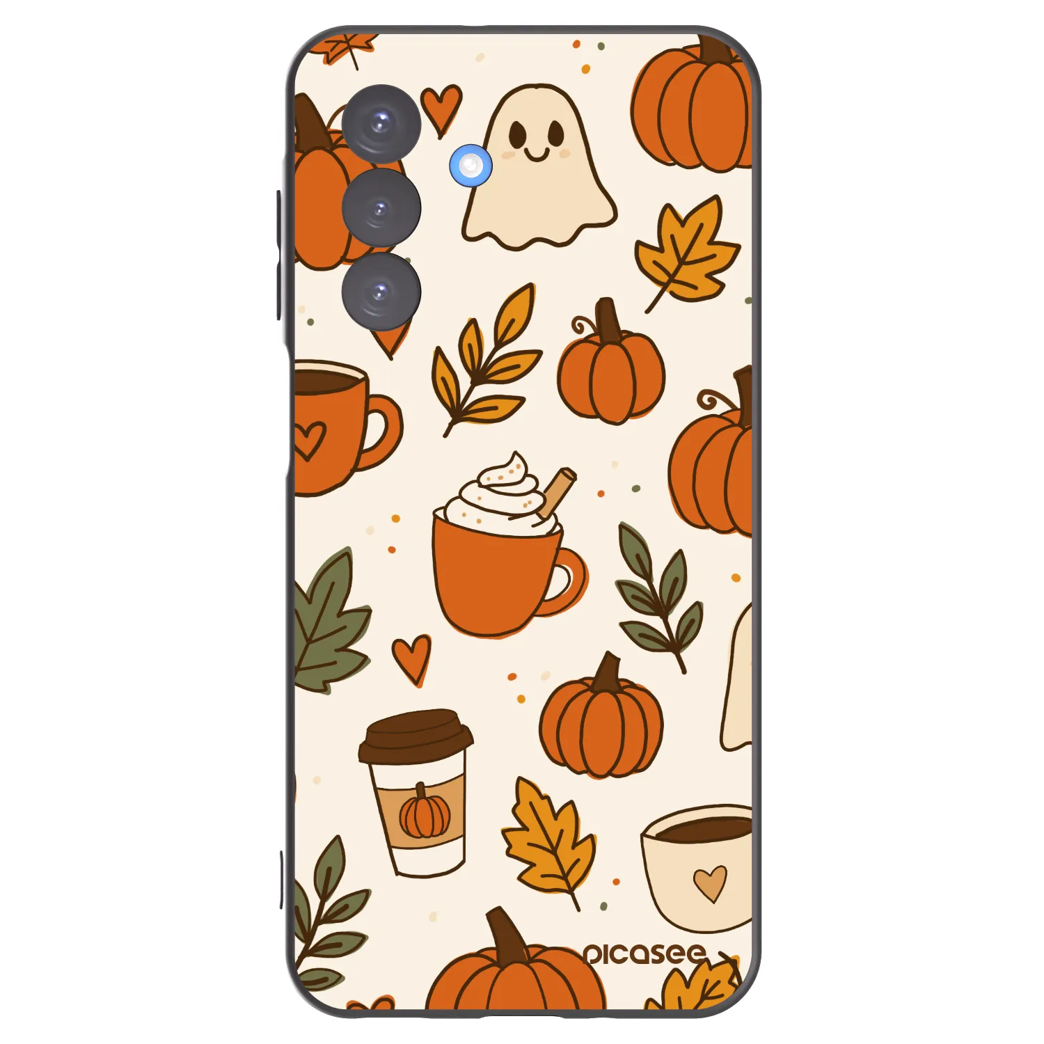 Picasee Samsung Galaxy A17 5G Hülle - Schwarzes Silikon - Fall vibes