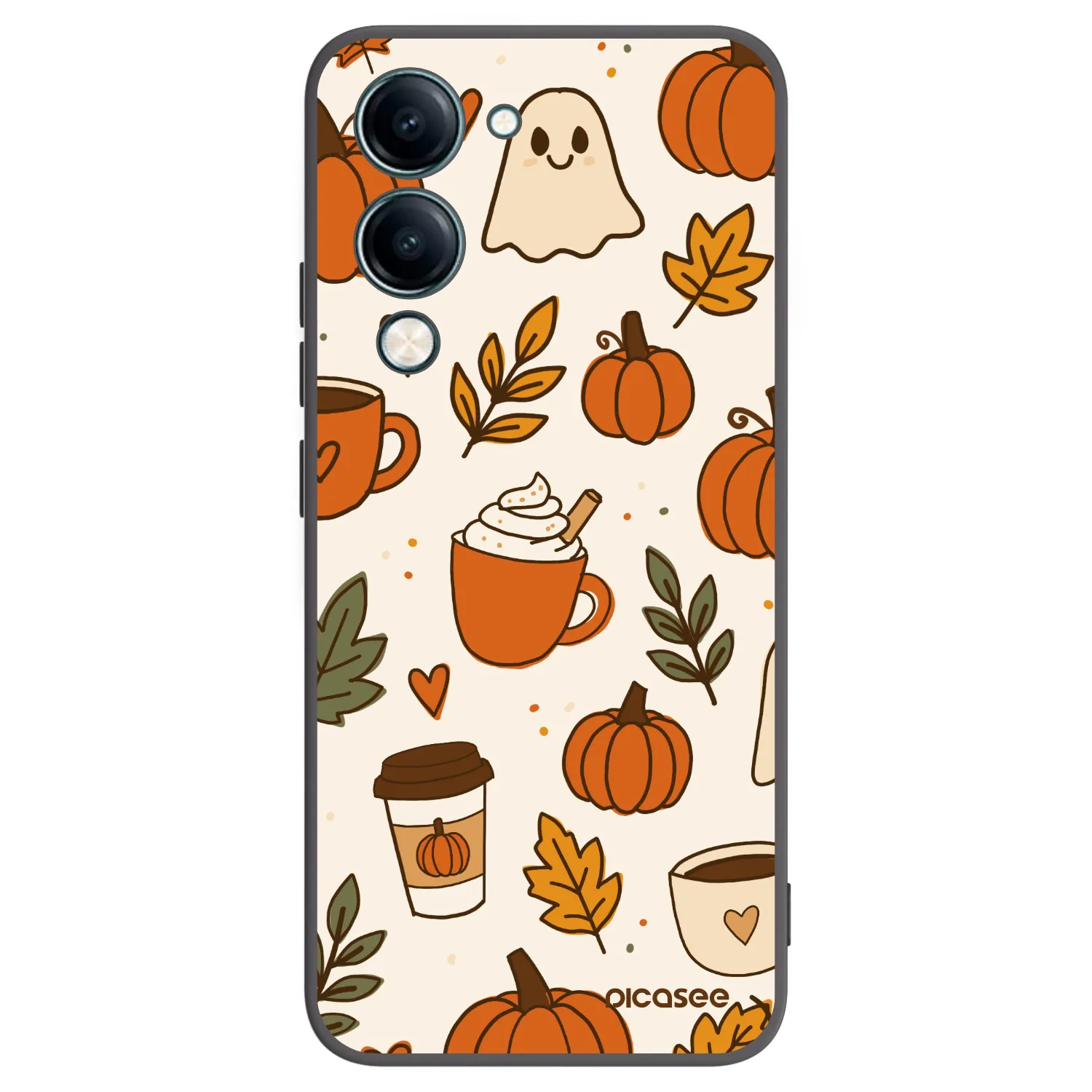 Picasee Vivo Y29s 5G Hülle - Schwarzes Silikon - Fall vibes