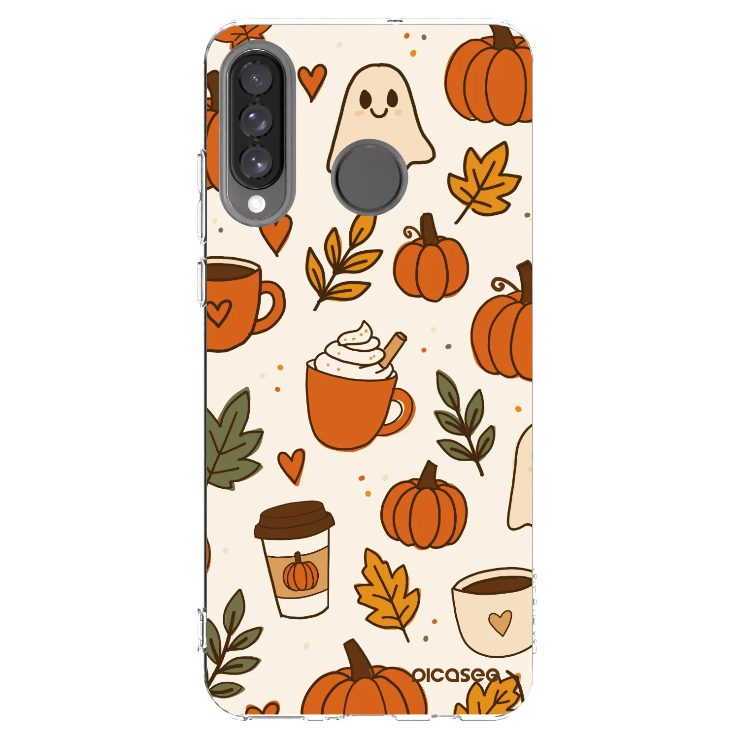 Picasee Huawei P30 Lite Hülle - Transparentes Silikon - Fall vibes
