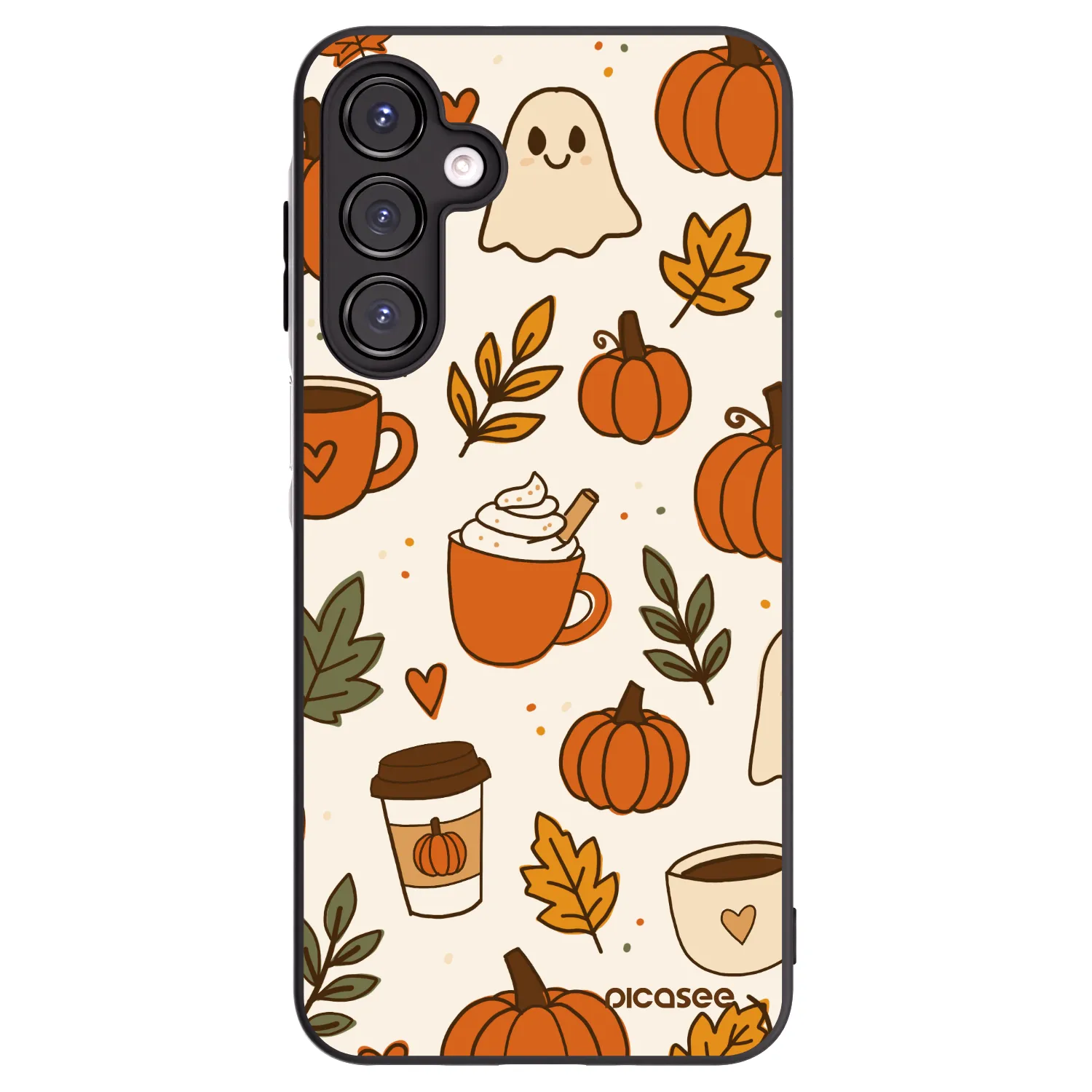 Picasee Samsung Galaxy A16 4G Hülle - Schwarzes Silikon - Fall vibes
