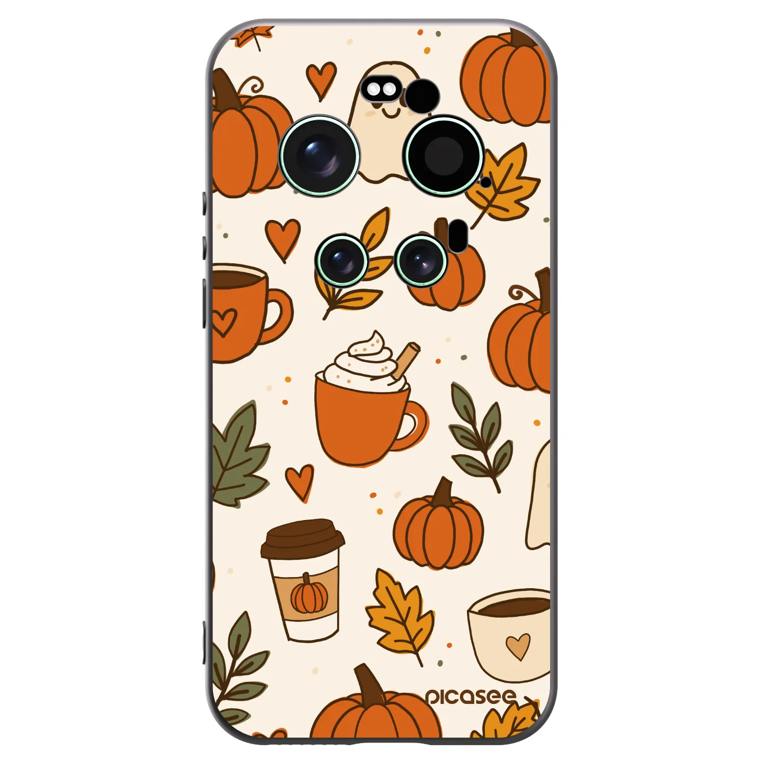 Picasee Xiaomi 17 Ultra Hülle - Schwarzes Silikon - Fall vibes