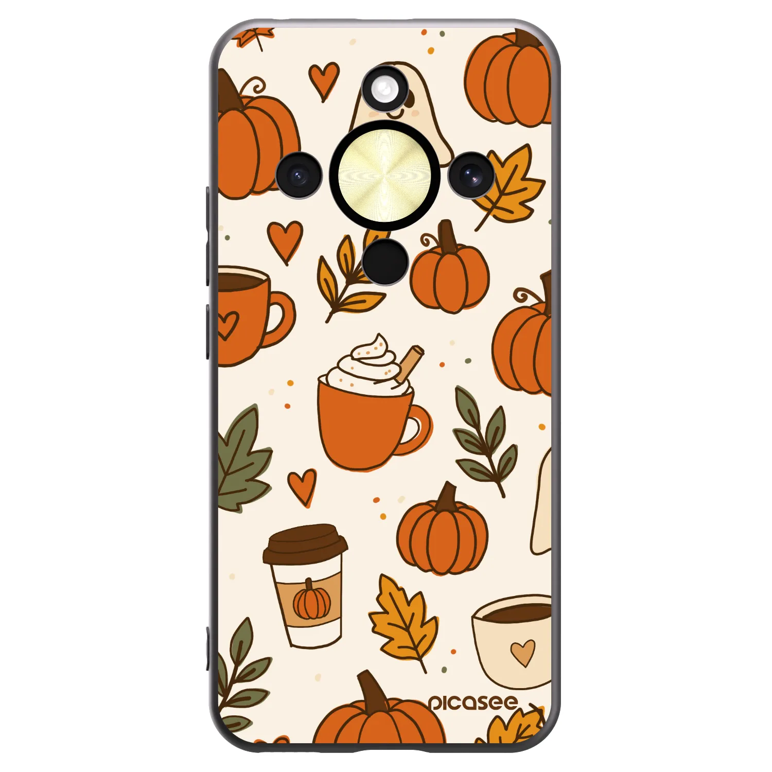 Picasee Honor Magic8 Lite 5G Hülle - Schwarzes Silikon - Fall vibes
