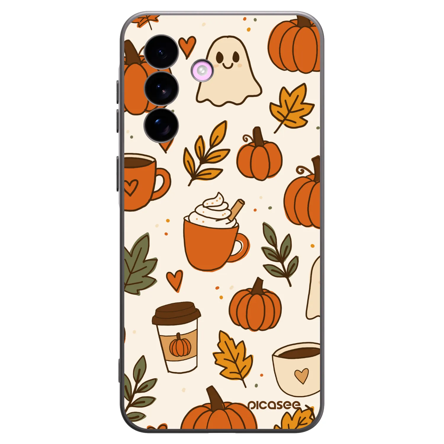 Picasee Samsung Galaxy A57 5G Hülle - Schwarzes Silikon - Fall vibes
