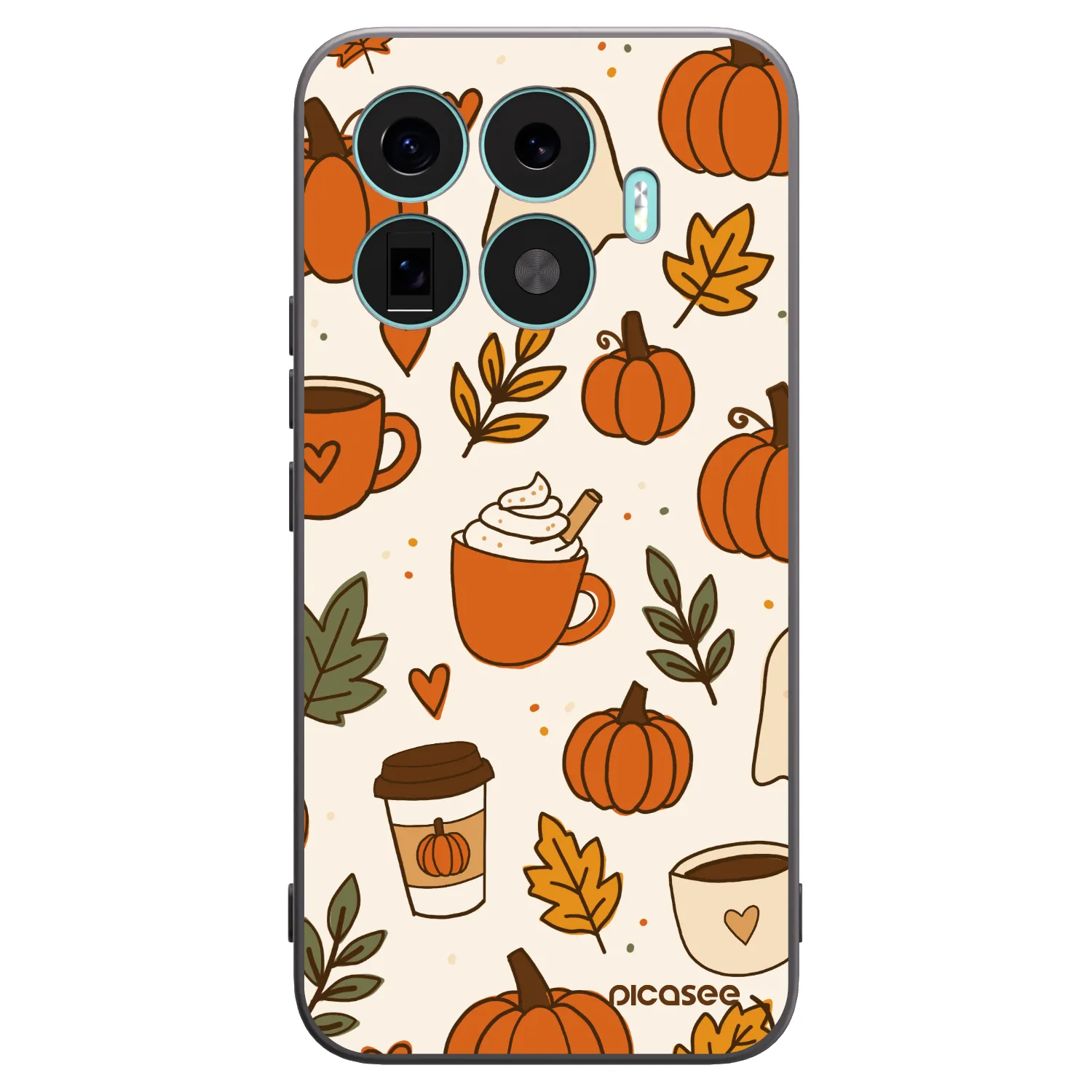 Picasee Xiaomi 17T Pro Hülle - Schwarzes Silikon - Fall vibes