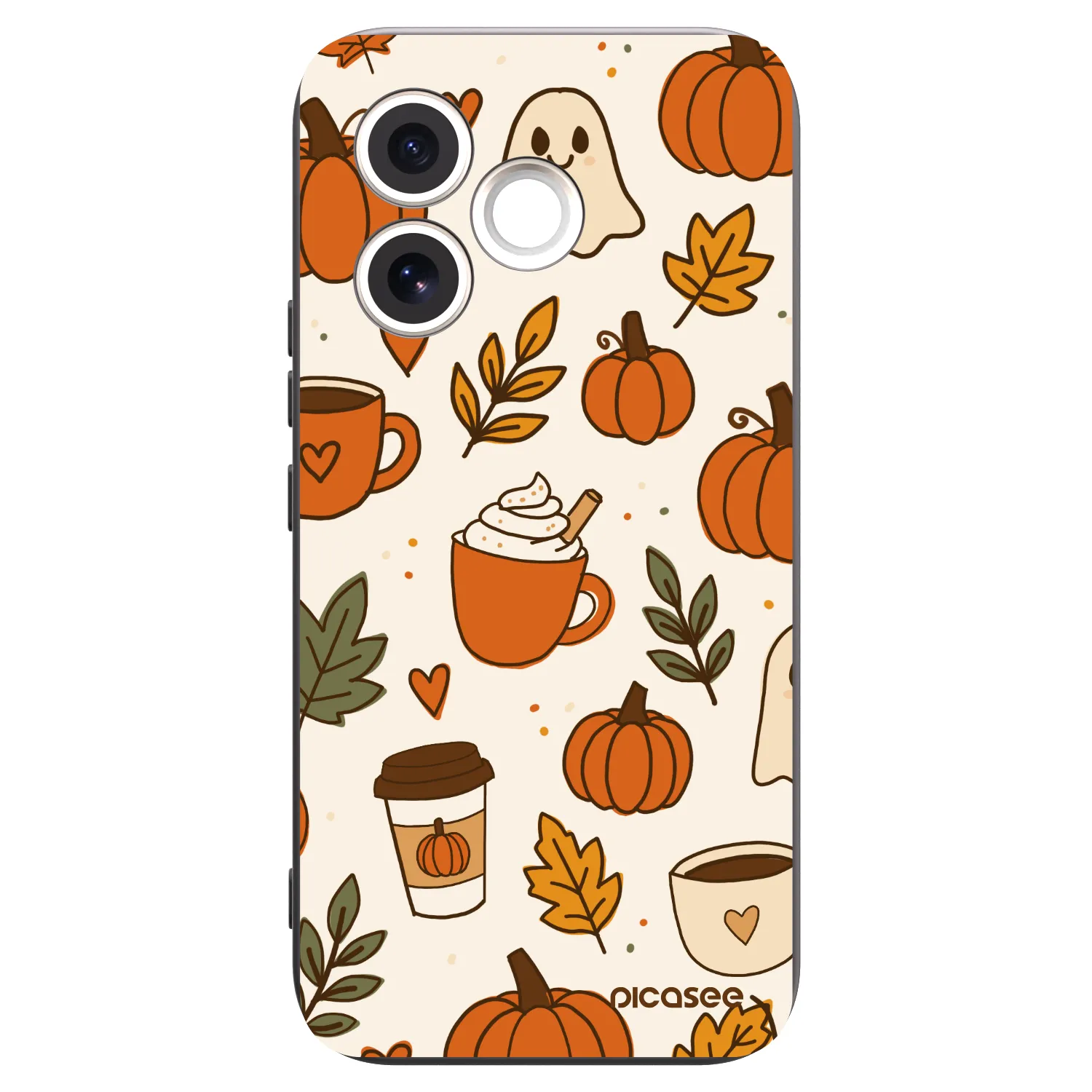 Picasee Honor 600 Lite Hülle - Schwarzes Silikon - Fall vibes