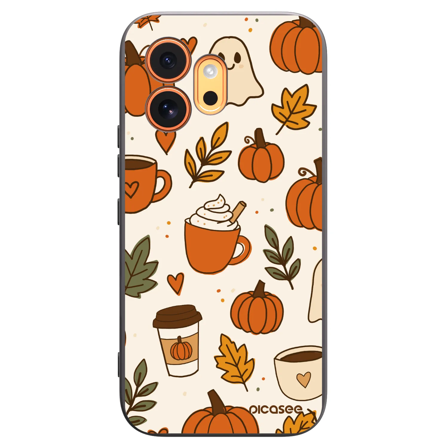 Picasee Honor 600 Hülle - Schwarzes Silikon - Fall vibes