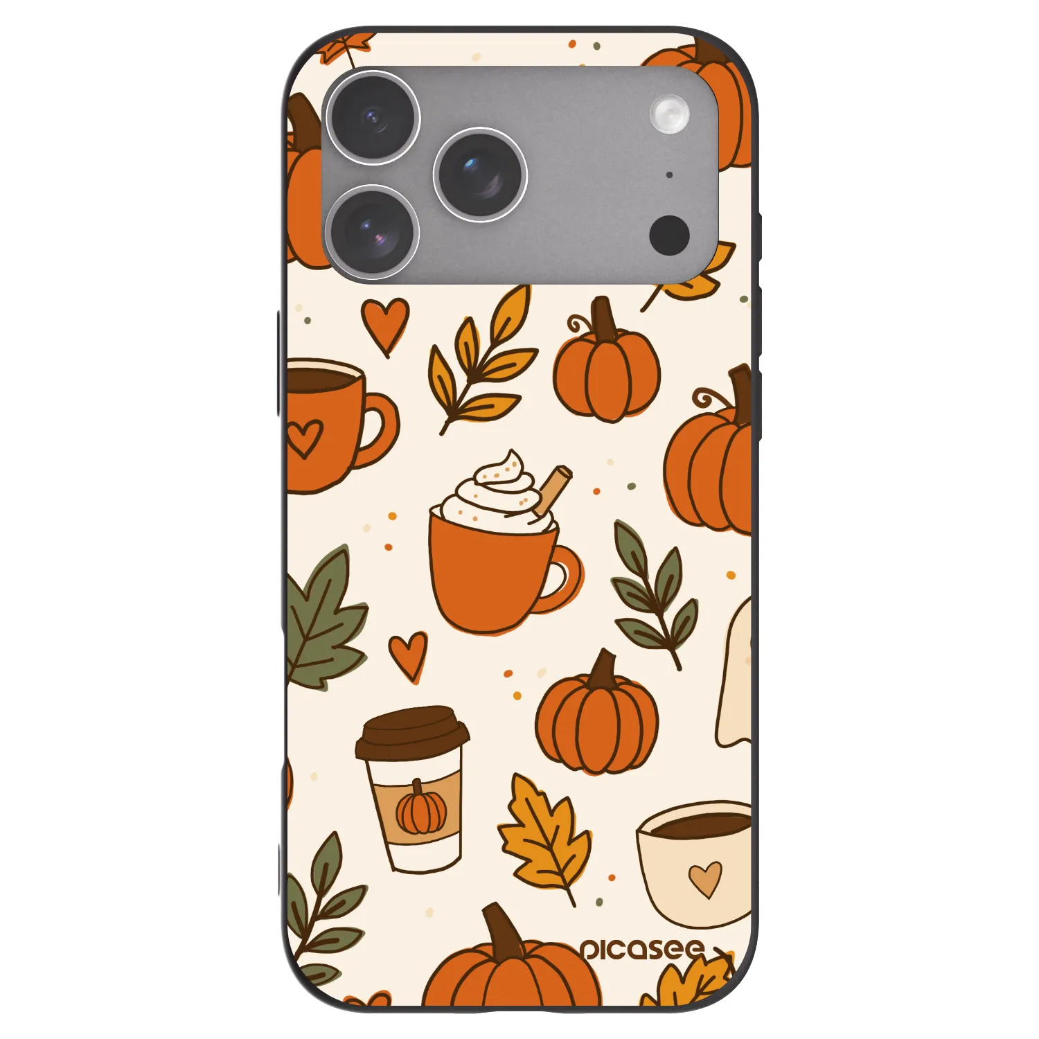 Picasee Apple iPhone 18 Pro Max Hülle - Schwarzes Silikon - Fall vibes