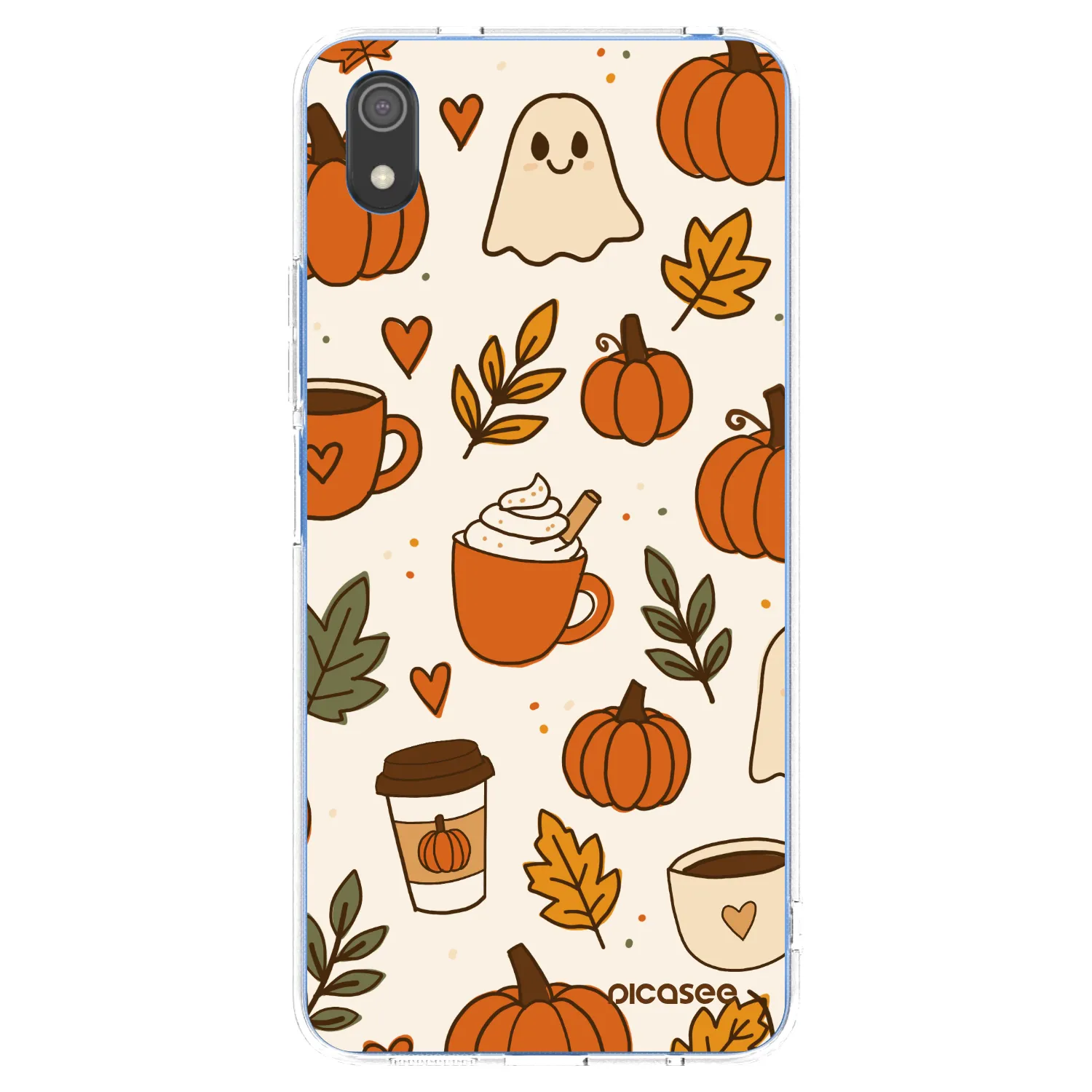 Picasee Xiaomi Redmi 7A Hülle - Transparentes Silikon - Fall vibes