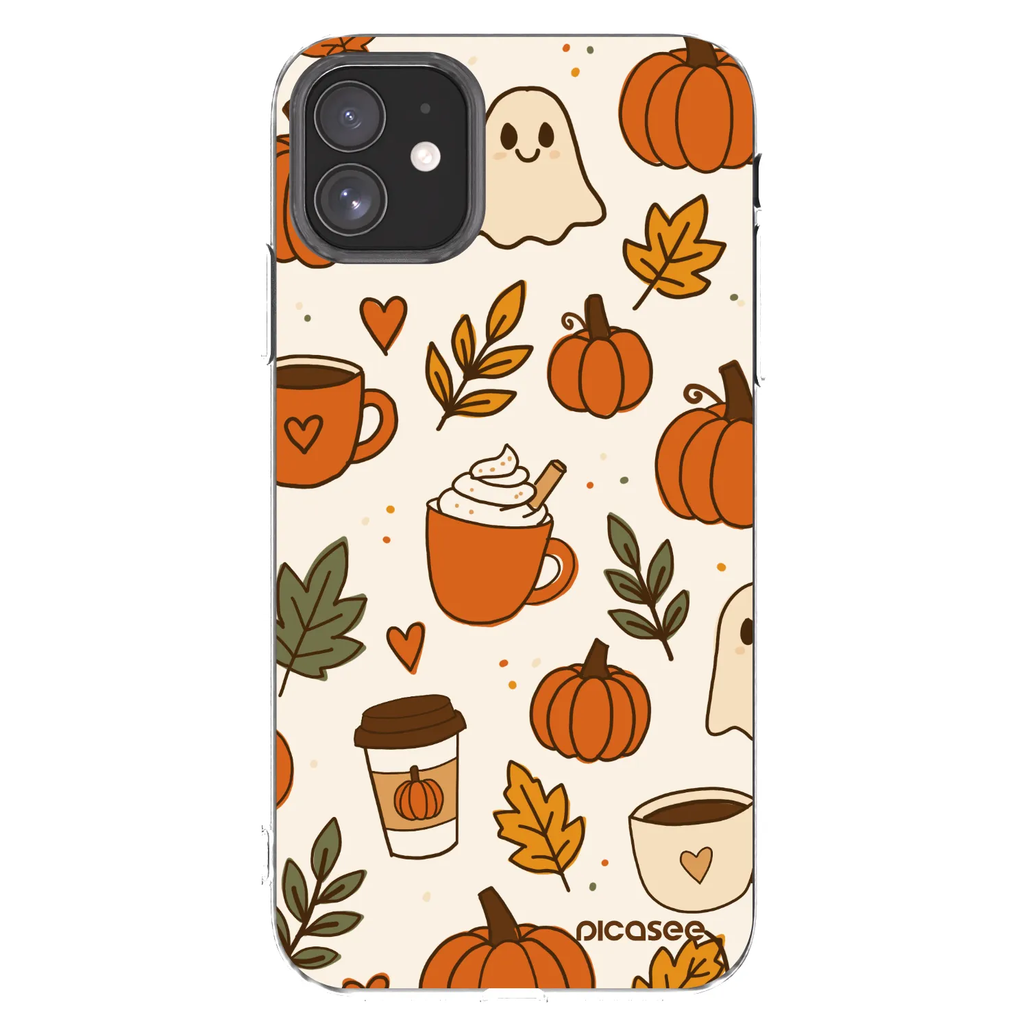 Picasee Apple iPhone 11 Hülle - Transparentes Silikon - Fall vibes