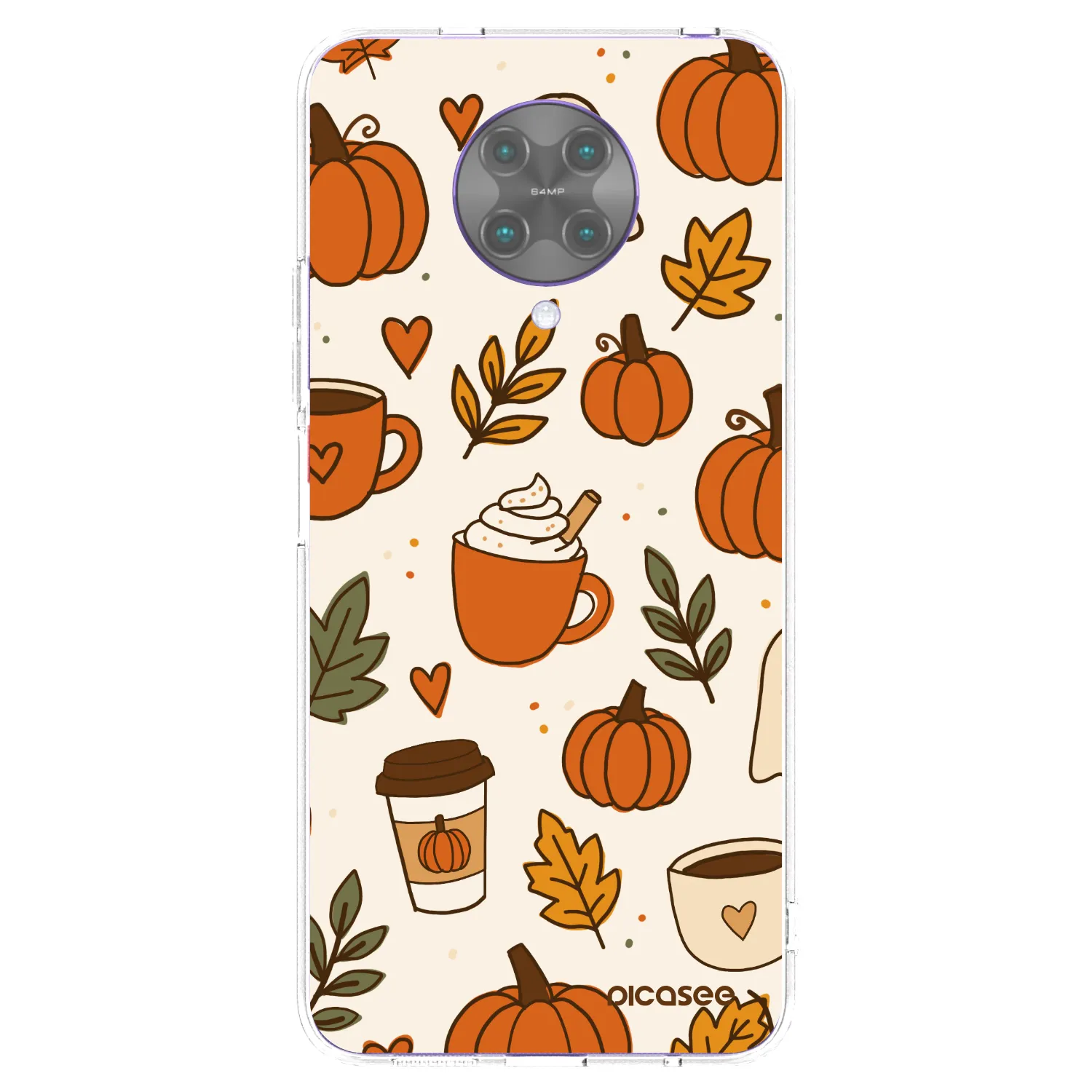 Picasee Xiaomi Poco F2 Pro Hülle - Transparentes Silikon - Fall vibes