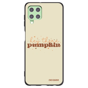 Picasee Samsung Galaxy A22 A225F 4G Hülle - Schwarzes Silikon - Hey there pumpkin