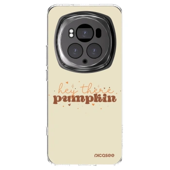 Picasee Honor Magic6 Pro Hülle - Transparentes Silikon - Hey there pumpkin