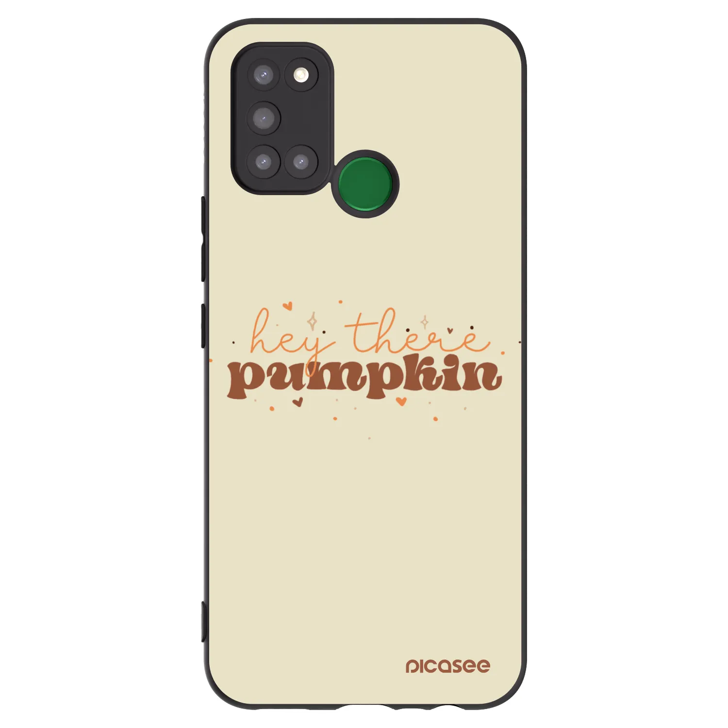 Picasee Realme 7i Hülle - Schwarzes Silikon - Hey there pumpkin