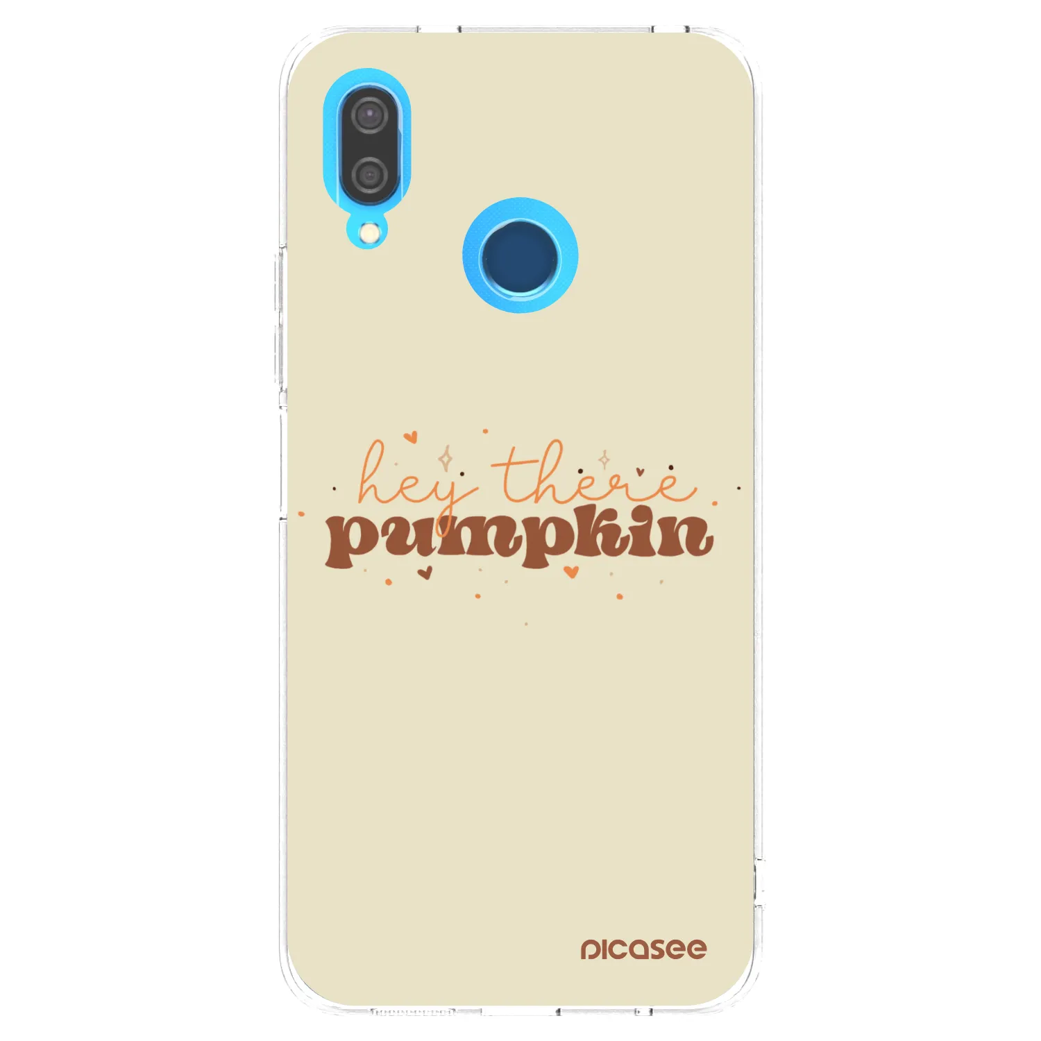 Picasee Huawei P20 Lite Hülle - Transparentes Silikon - Hey there pumpkin