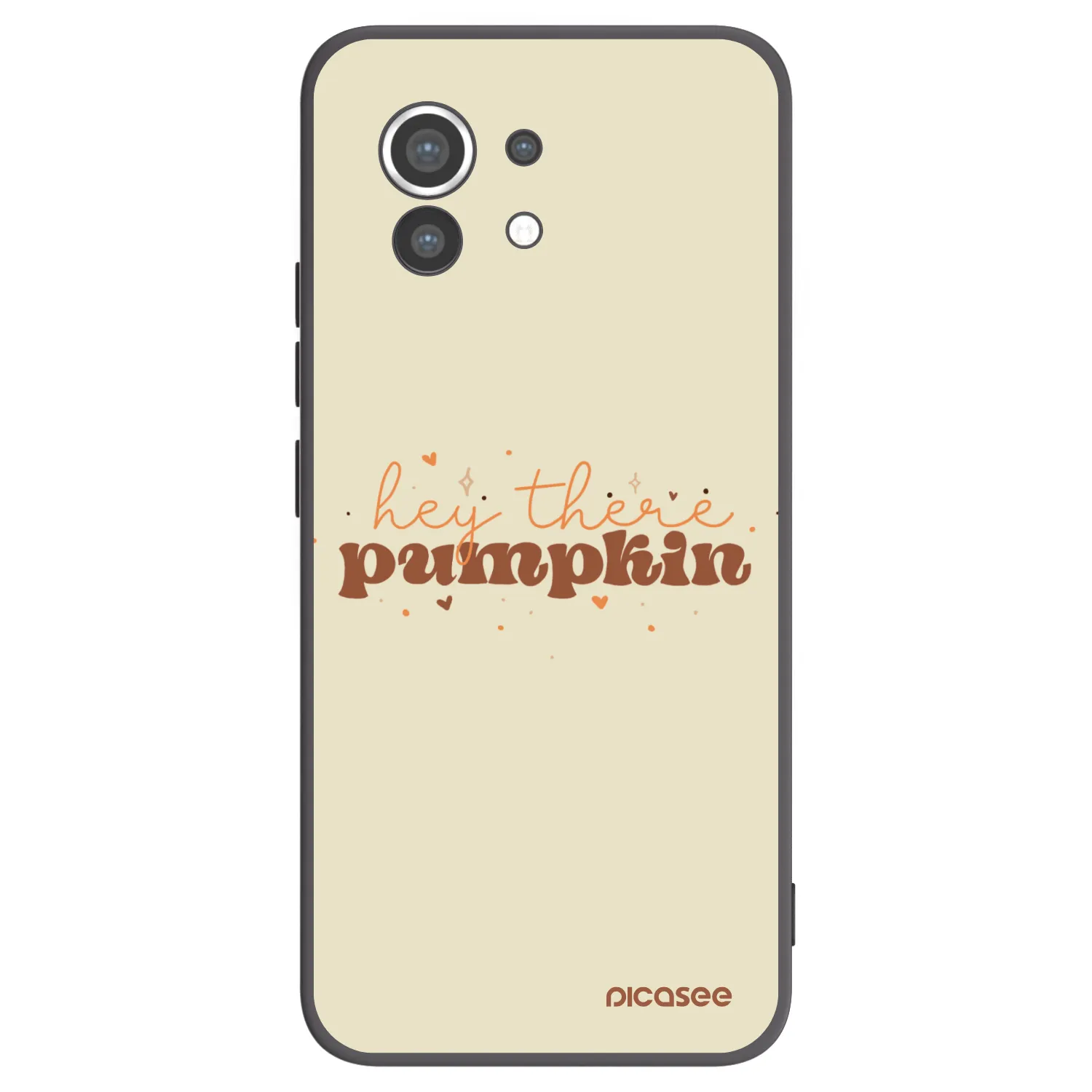 Picasee Xiaomi Mi 11 Hülle - Schwarzes Silikon - Hey there pumpkin