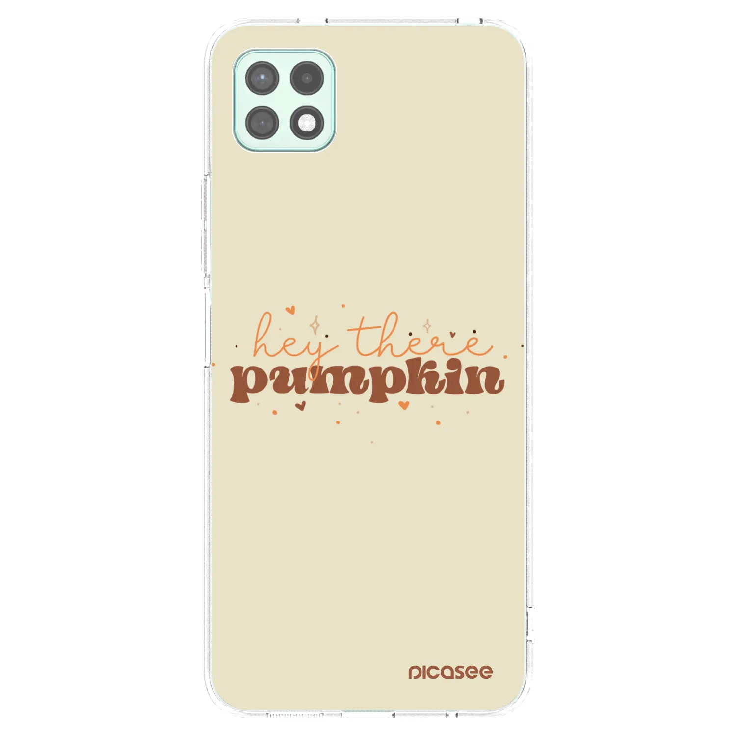 Picasee Samsung Galaxy A22 A226B 5G Hülle - Transparentes Silikon - Hey there pumpkin
