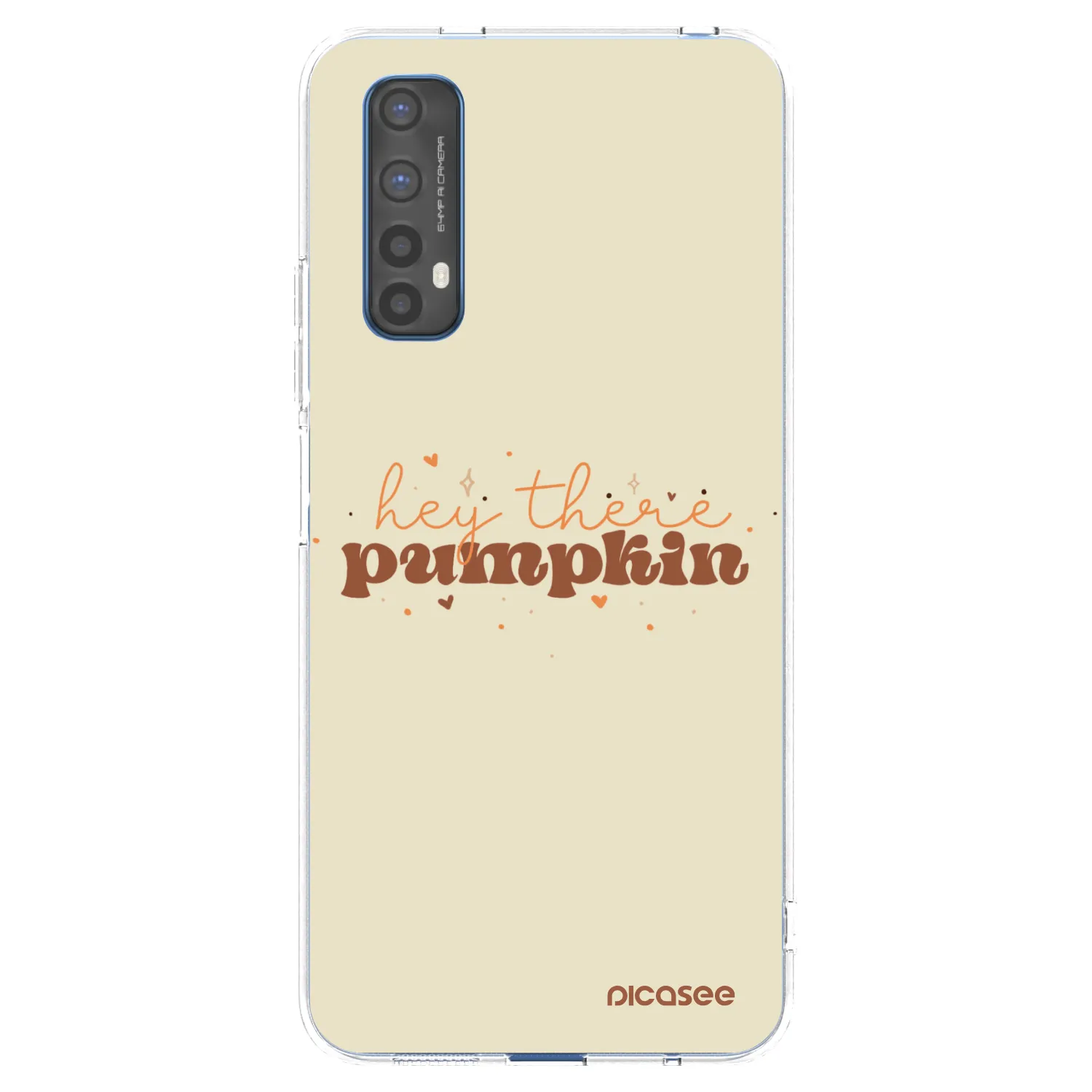 Picasee Realme 7 Hülle - Transparentes Silikon - Hey there pumpkin