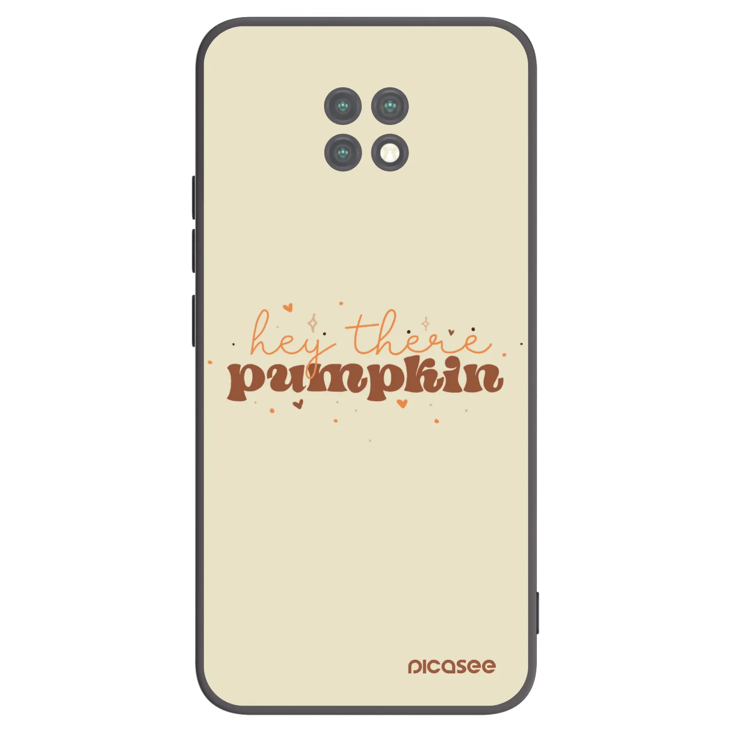 Picasee Xiaomi Redmi Note 9T Hülle - Schwarzes Silikon - Hey there pumpkin