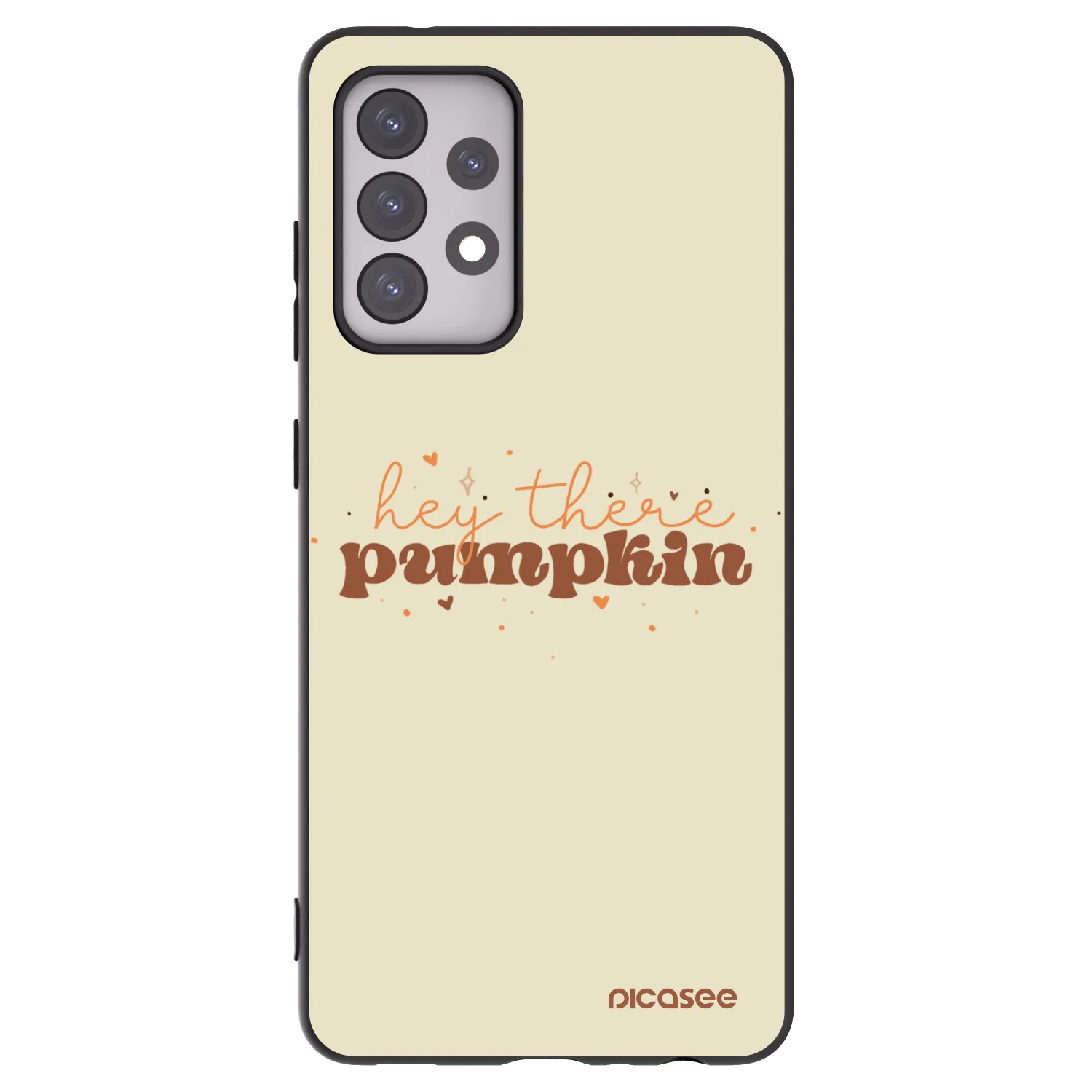 Picasee Samsung Galaxy A52s 5G A528B Hülle - Schwarzes Silikon - Hey there pumpkin