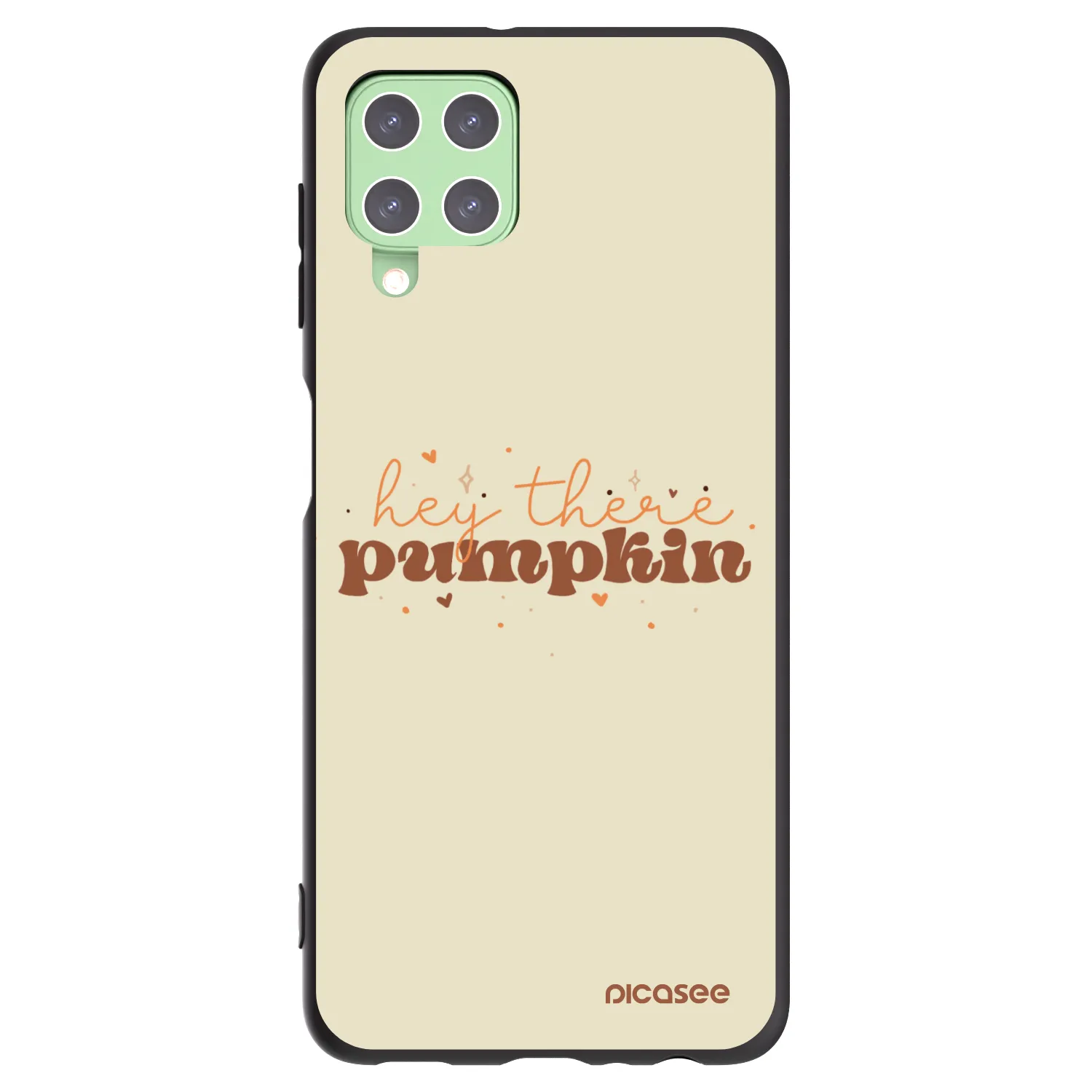 Picasee Samsung Galaxy A22 A225F 4G Hülle - Schwarzes Silikon - Hey there pumpkin