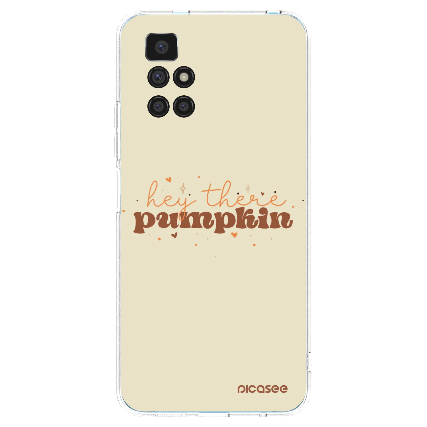 Picasee Xiaomi Redmi 10 Hülle - Transparentes Silikon - Hey there pumpkin