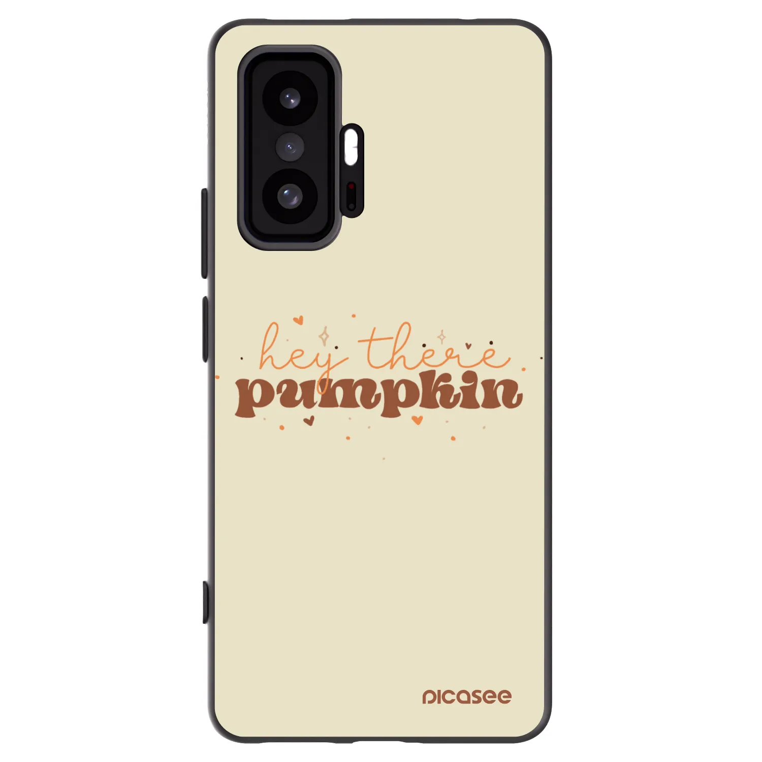Picasee Xiaomi 11T Hülle - Schwarzes Silikon - Hey there pumpkin