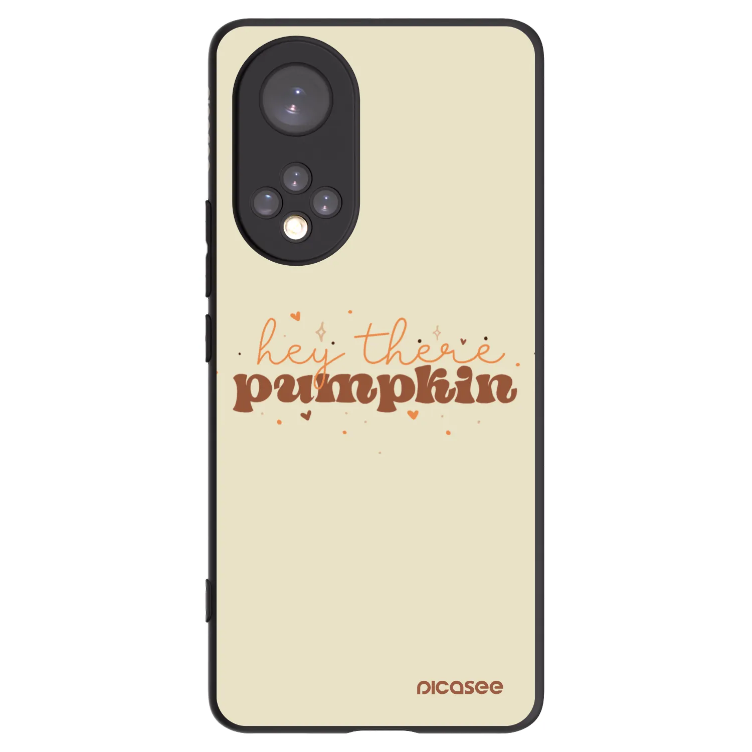 Picasee Huawei Nova 9 Hülle - Schwarzes Silikon - Hey there pumpkin