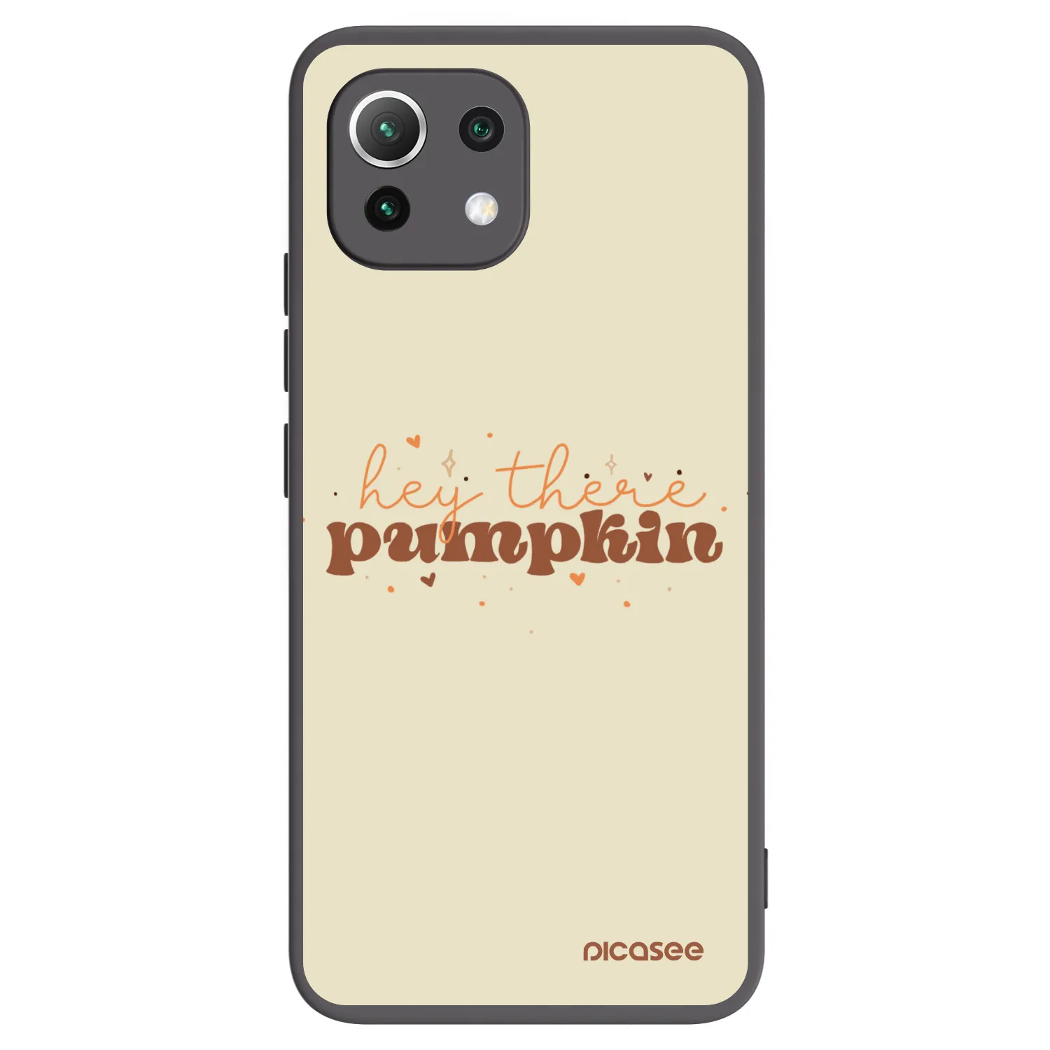 Picasee Xiaomi 11 Lite 5G NE Hülle - Schwarzes Silikon - Hey there pumpkin