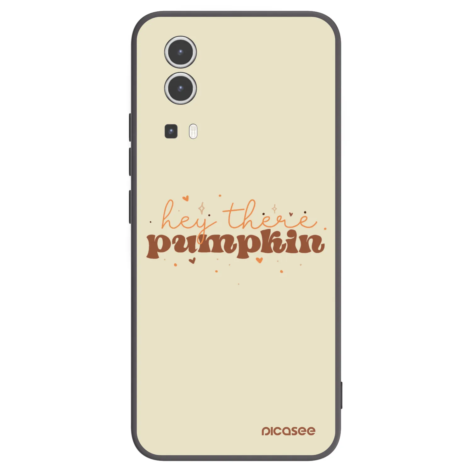 Picasee Vivo Y72 5G Hülle - Schwarzes Silikon - Hey there pumpkin